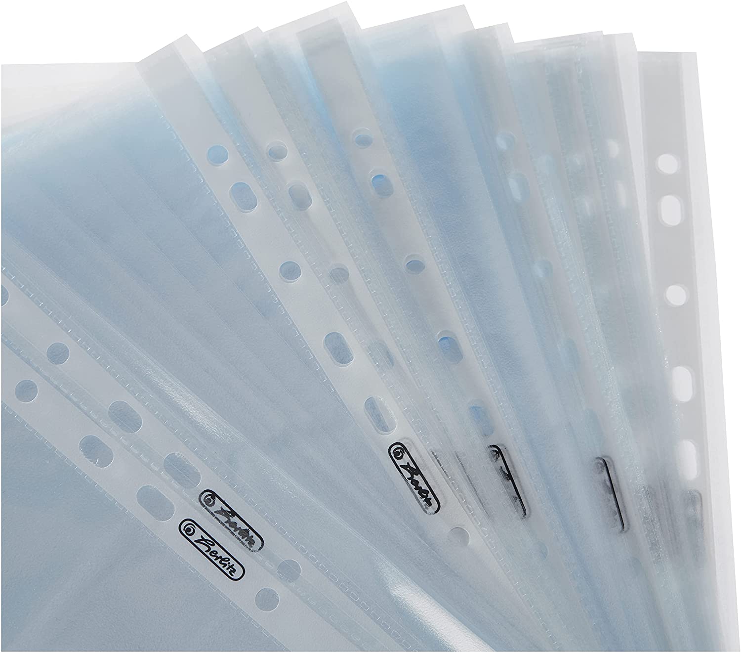 herlitz Prospekth�lle, DIN A4, genarbt, 0,055 mm