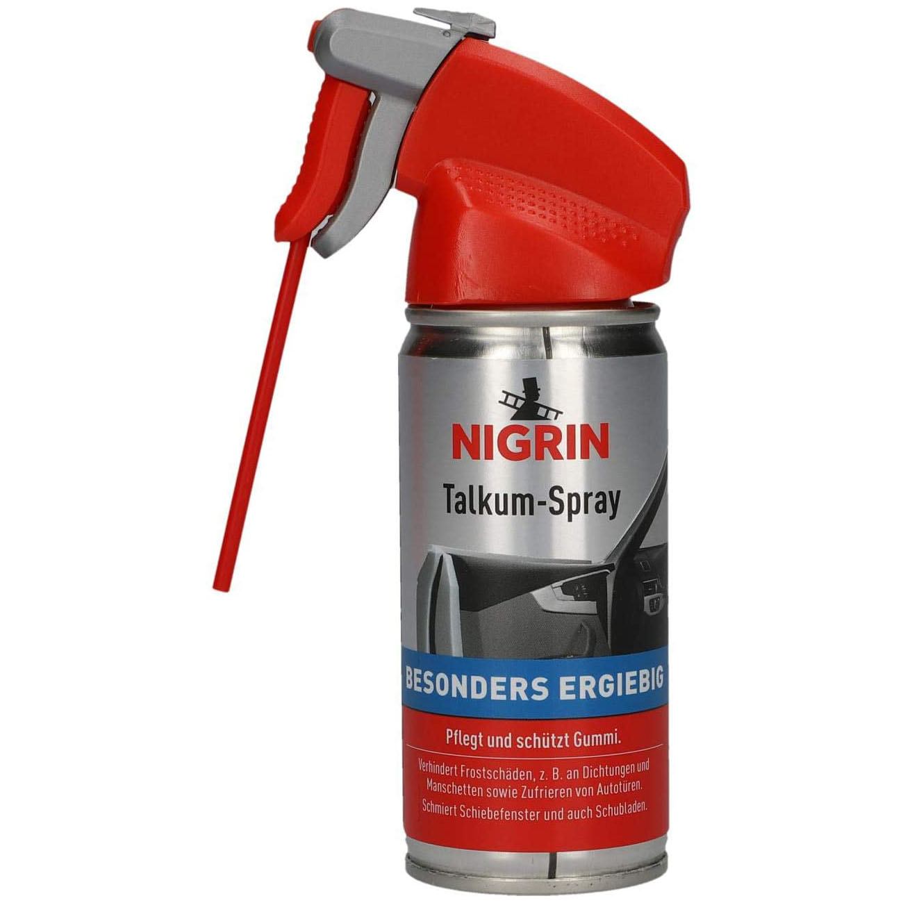 NIGRIN Talkum-Spray Gummi Plege, 100 ml