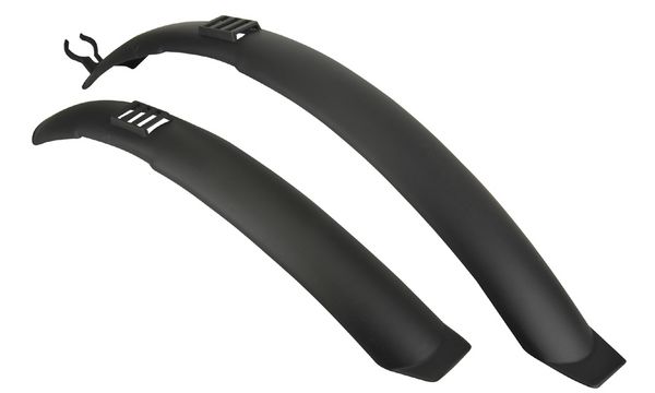FISCHER Fahrrad-Spritzschutz-Set, 24" - 26" (61 - 66 cm)