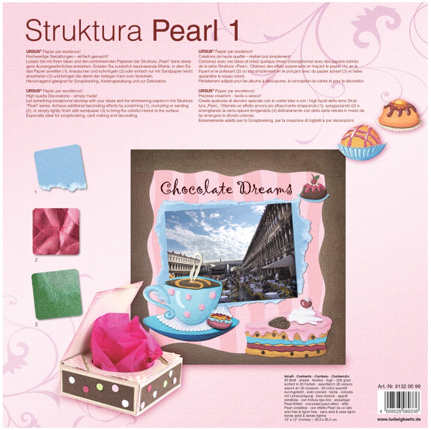 Ursus STRUKTURA "PEARL 1" 220G.12"x12",20BL.20F.S.