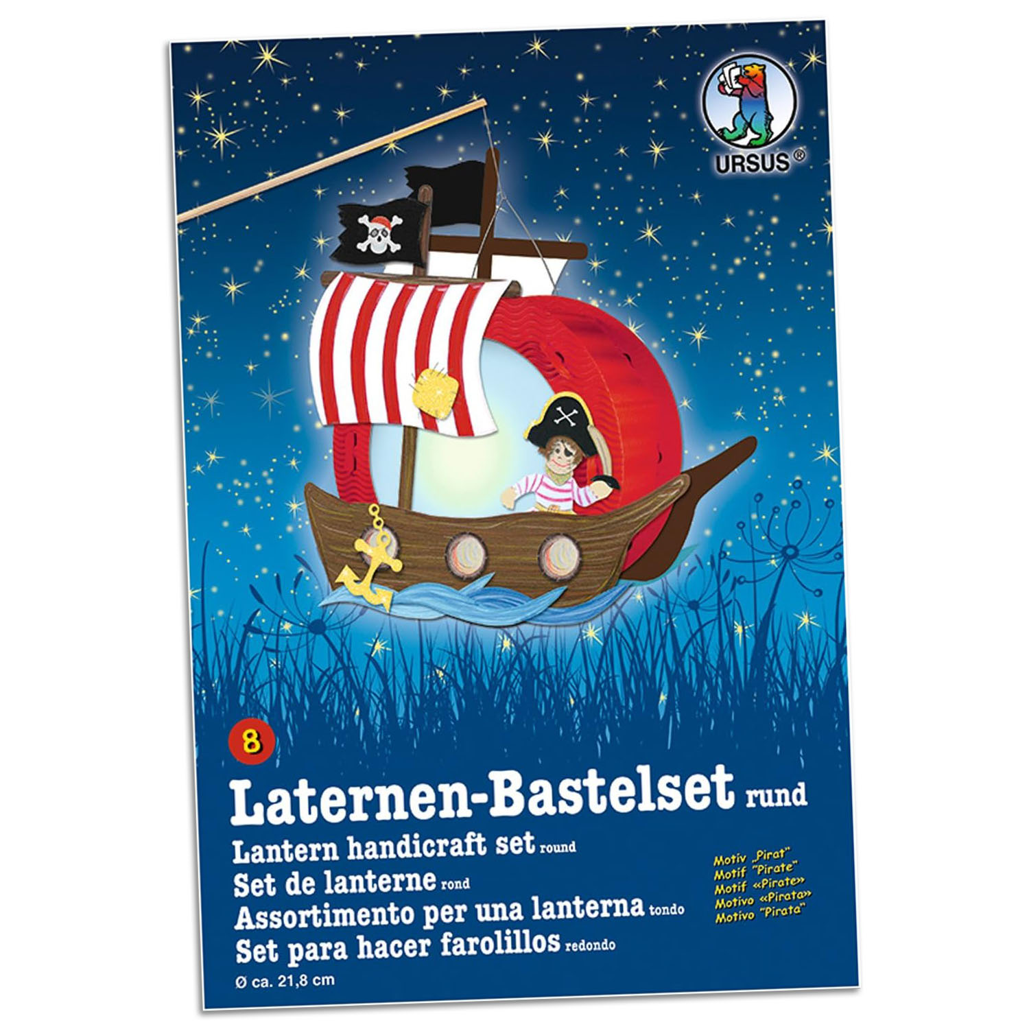 URSUS Laternen-Bastelset "Pirat" v1