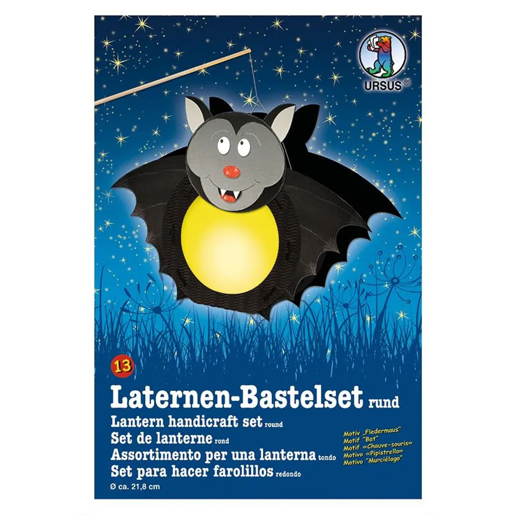 URSUS Laternen-Bastelset "Fledermaus"