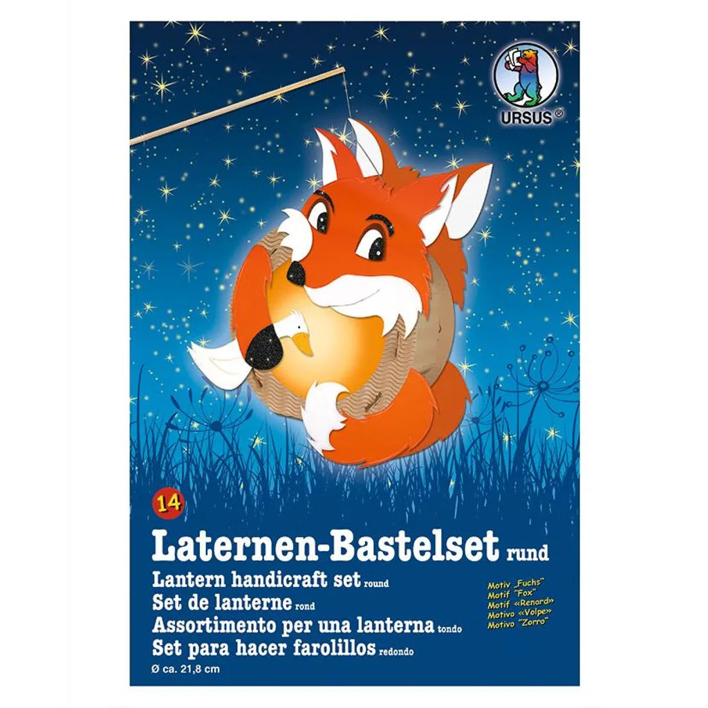 URSUS Laternen-Bastelset "Fuchs" v1