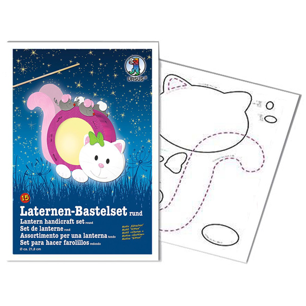URSUS Laternen-Bastelset "K�tzchen"