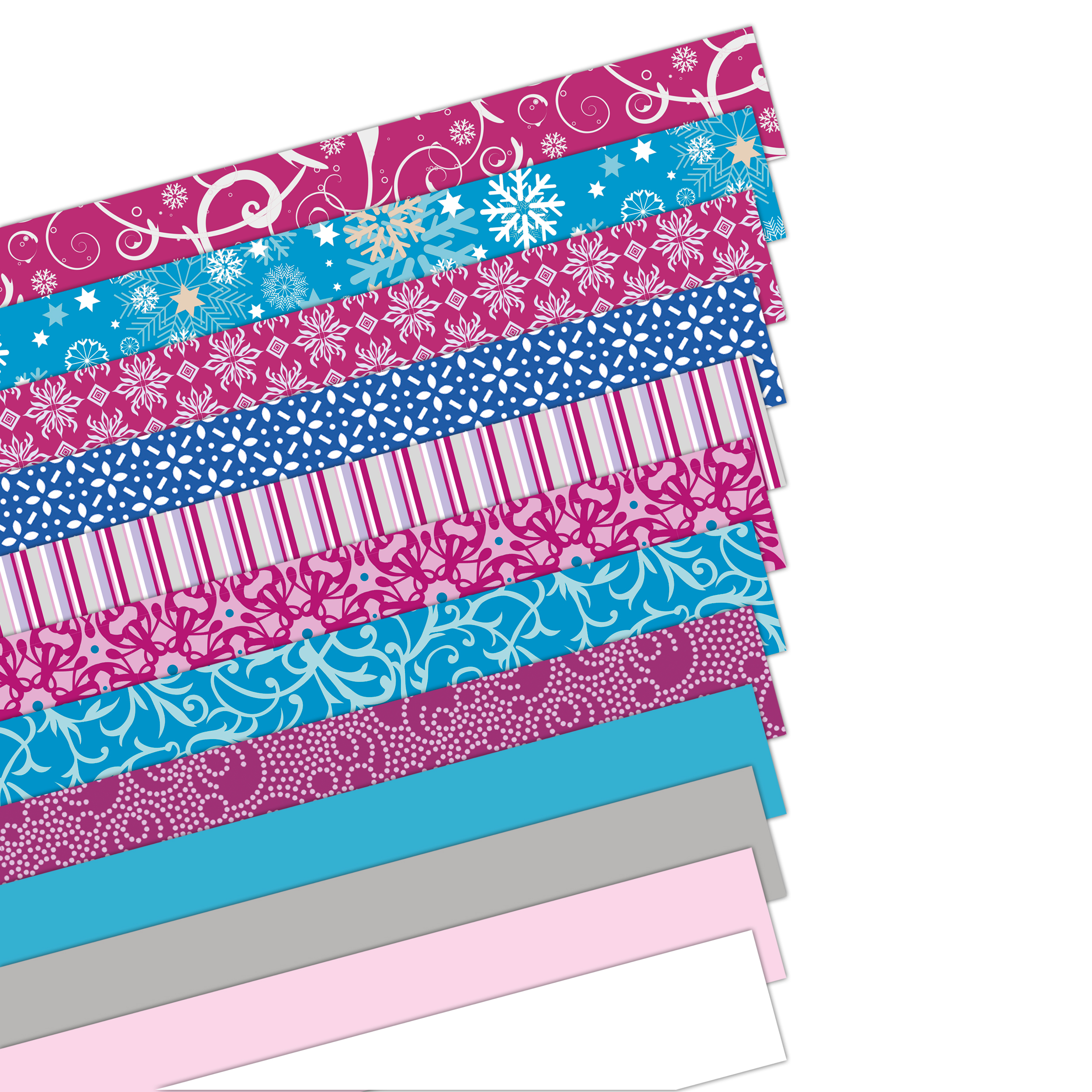 URSUS Faltpapierstreifen f�r 2er Set mit 72 Fr�belsterne...