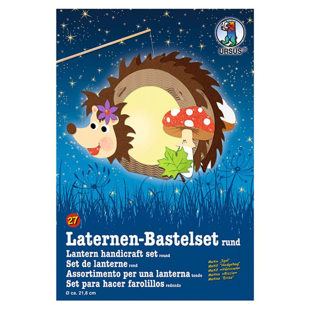 URSUS Laternen-Bastelset "Igel"