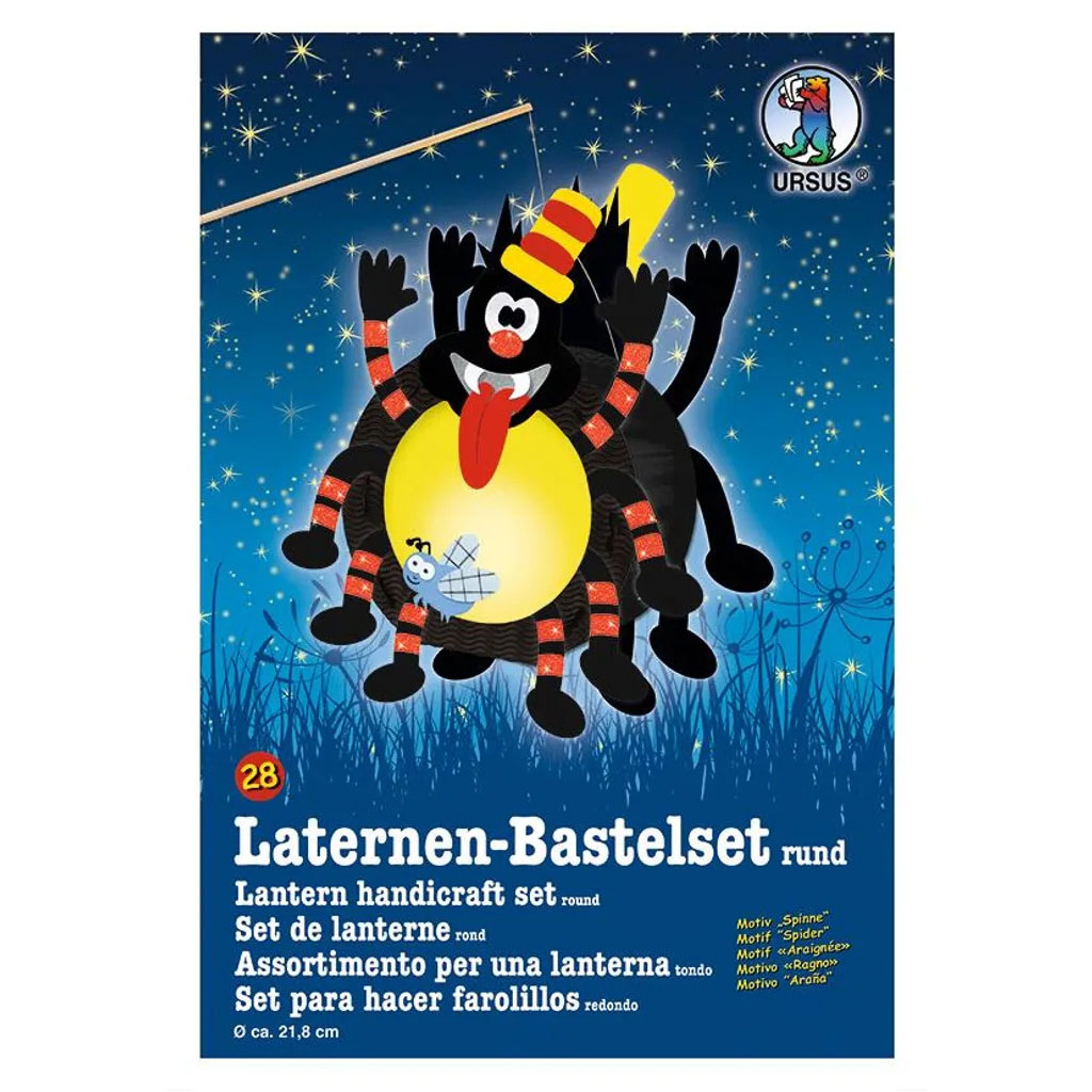 URSUS Laternen-Bastelset "Spinne"