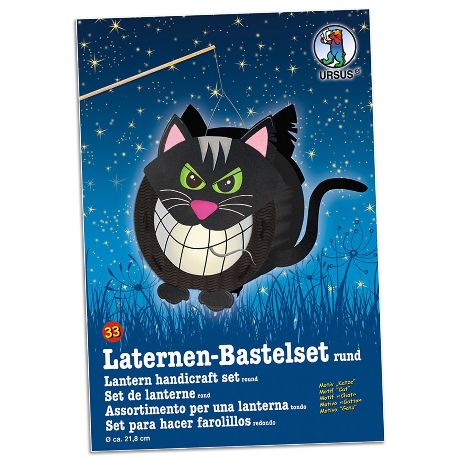 URSUS Laternen-Bastelset "Katze"