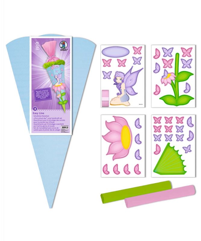 URSUS Schult�ten-Bastelset Easy Line "Elfe", 6-eckig, 68 cm