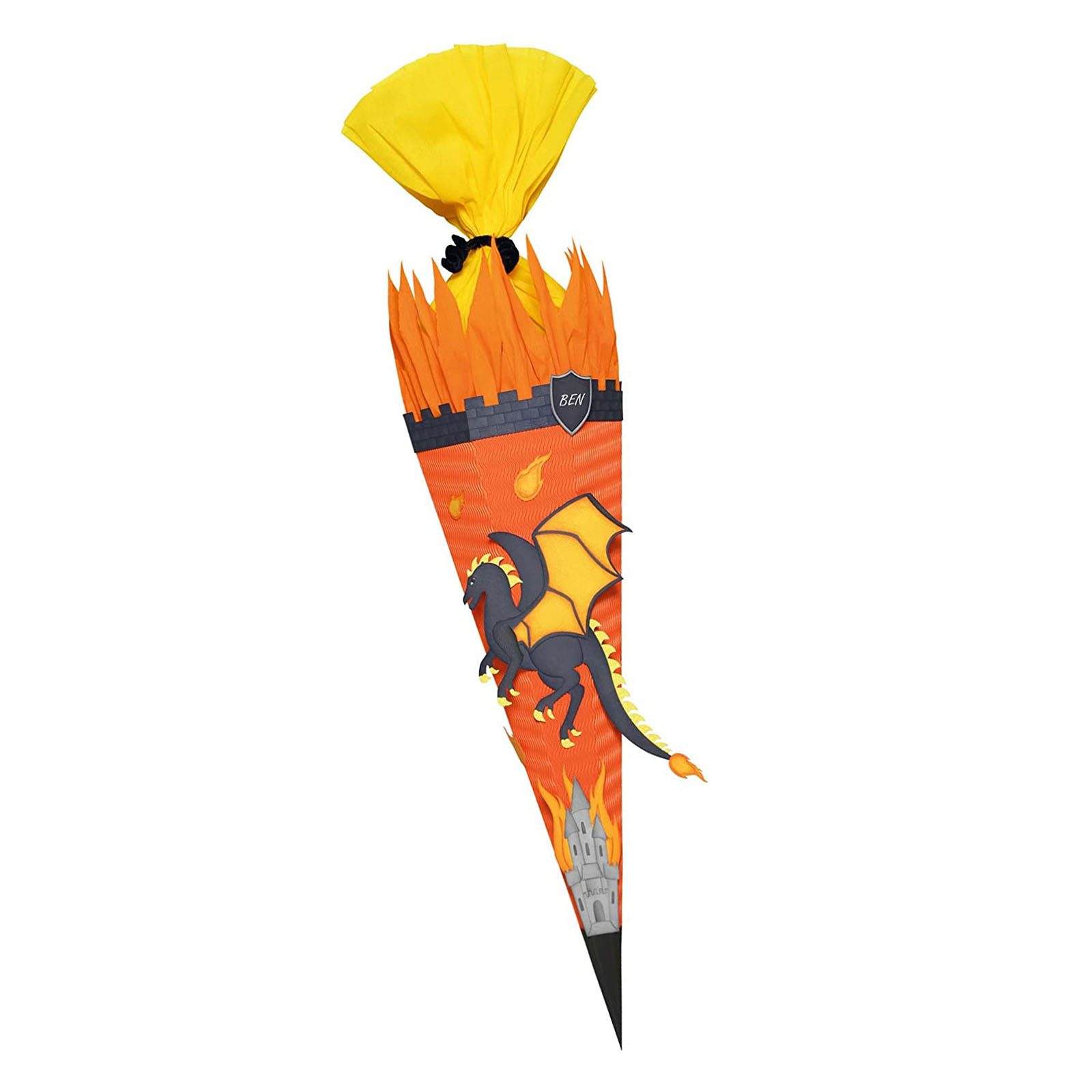 URSUS Schult�ten-Bastelset "Drache", 6-eckig, 68 cm