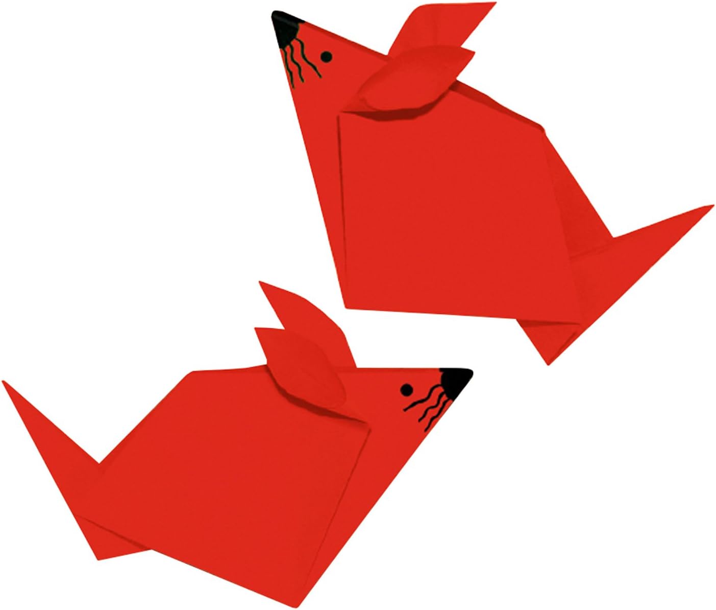 URSUS Faltbl�tter Intensiv Universal 15x15cm 100 Blatt ROT