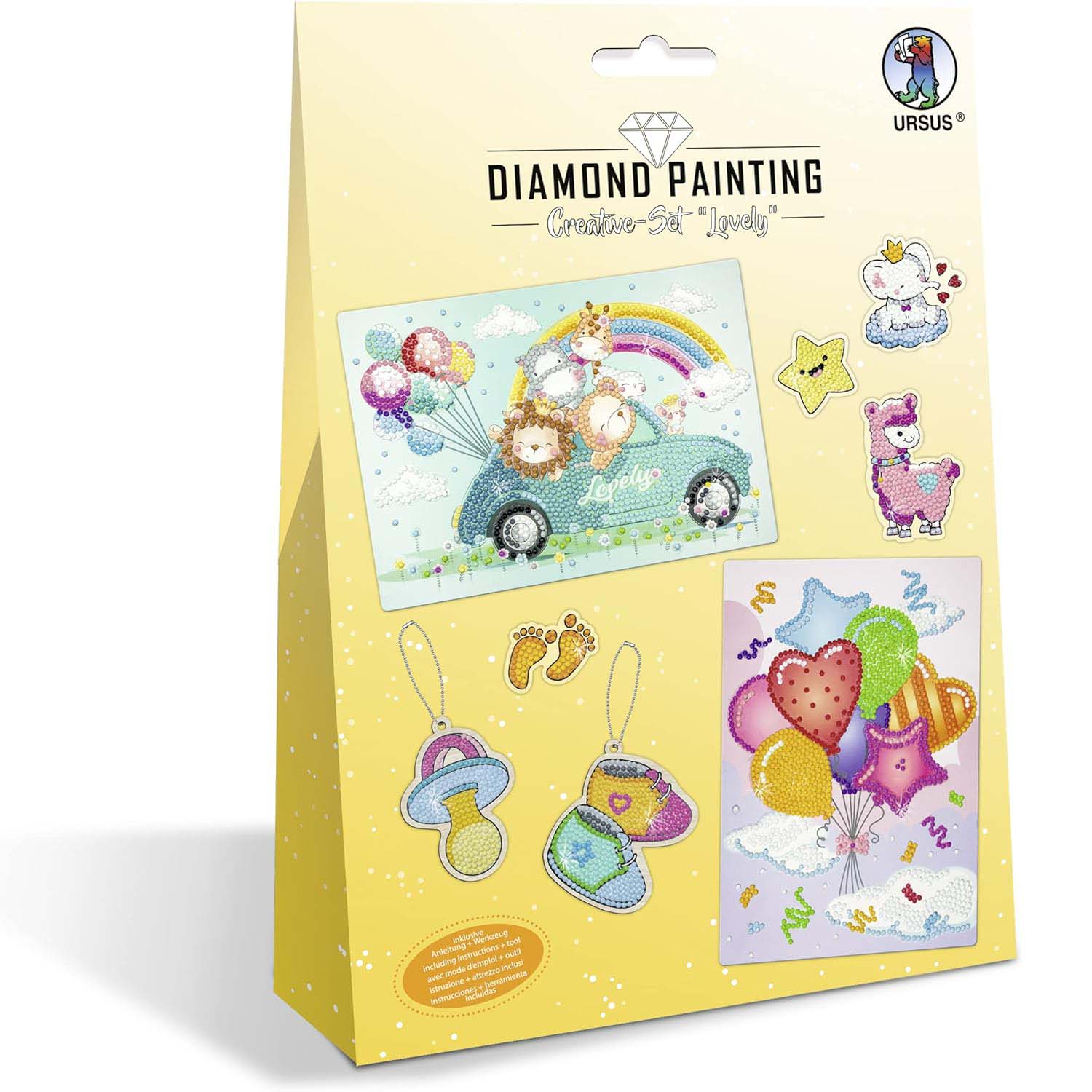 URSUS Diamond Painting CREATIVE Set LOVELY