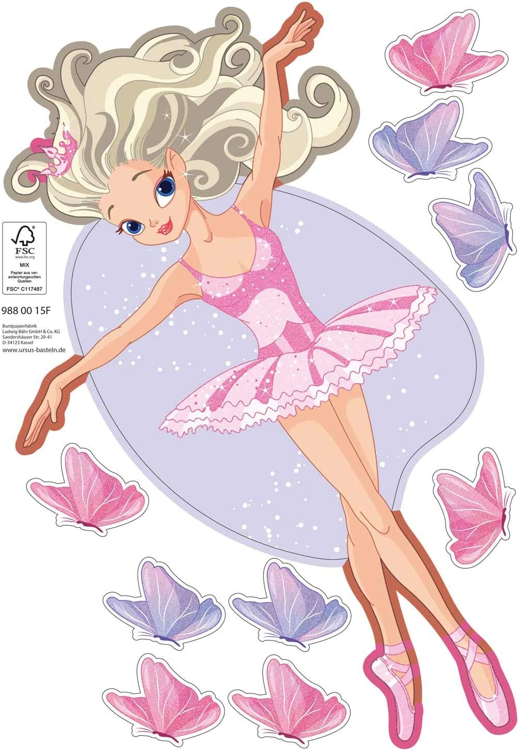 Ursus DEKO-SET f�r SCHULT�TE FANTASY Ballerina