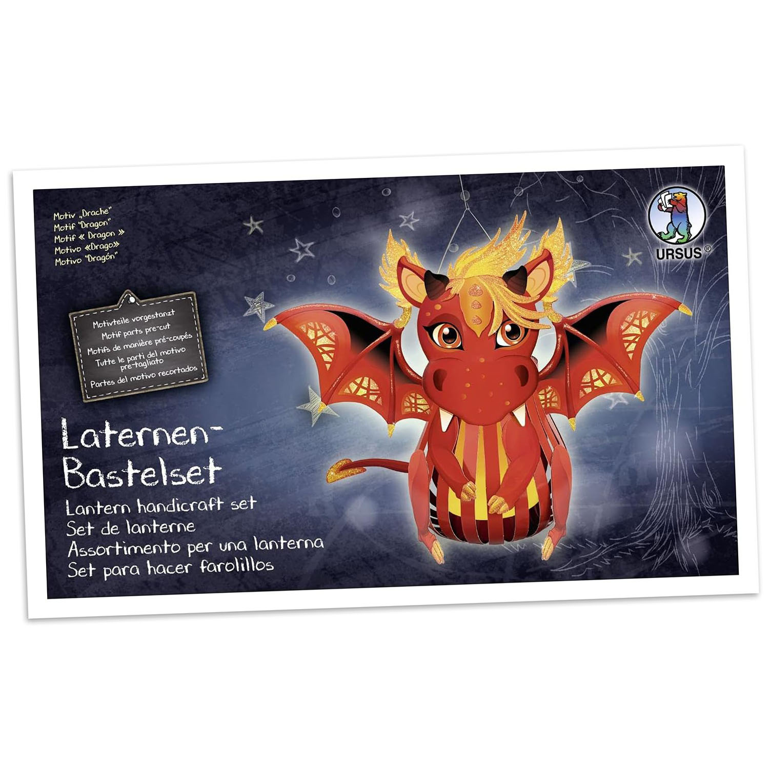 URSUS Laternen-Bastelset "Drache"
