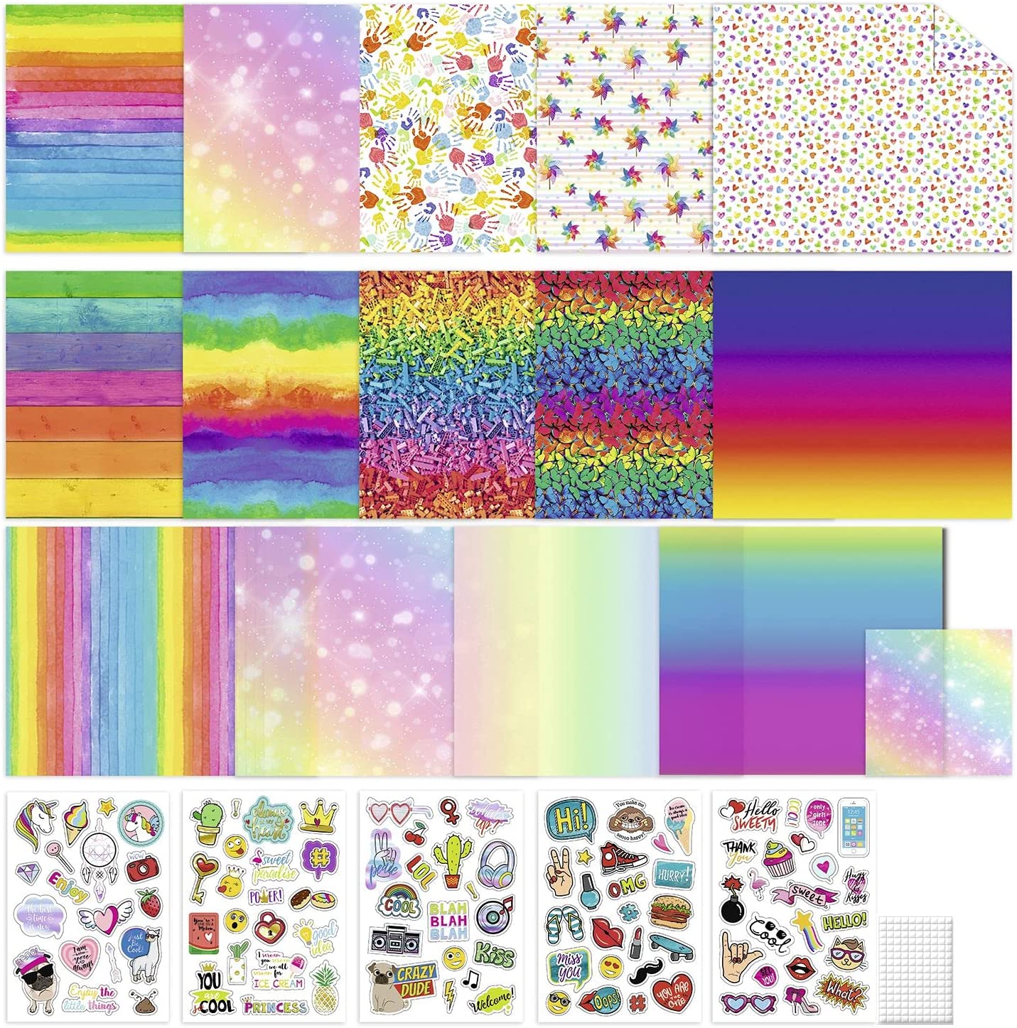 Ursus BASTELSET "REGENBOGEN" - 189 TEILE