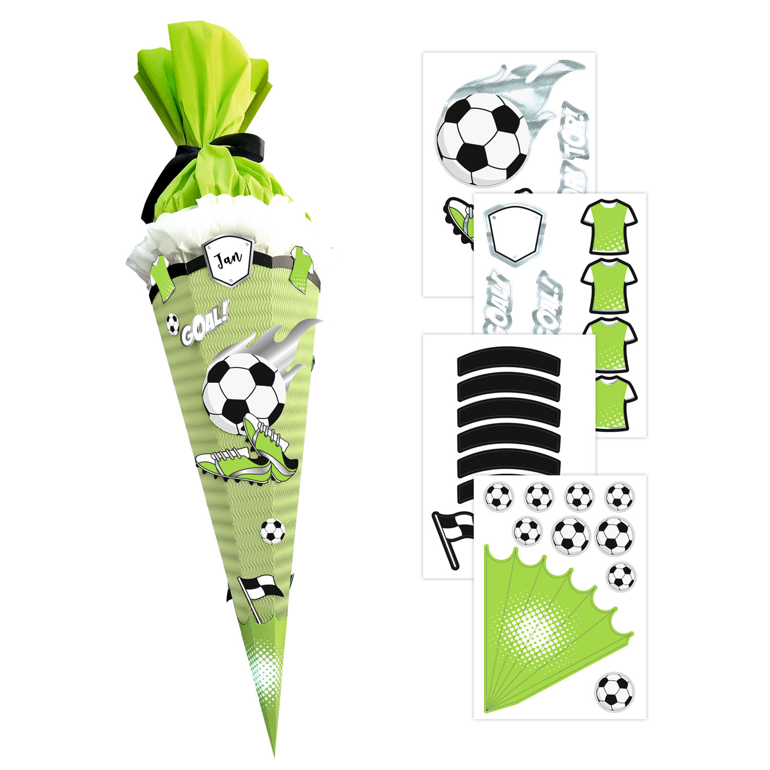 Ursus DEKO-SET f�r SCHULT�TE FUSSBALL