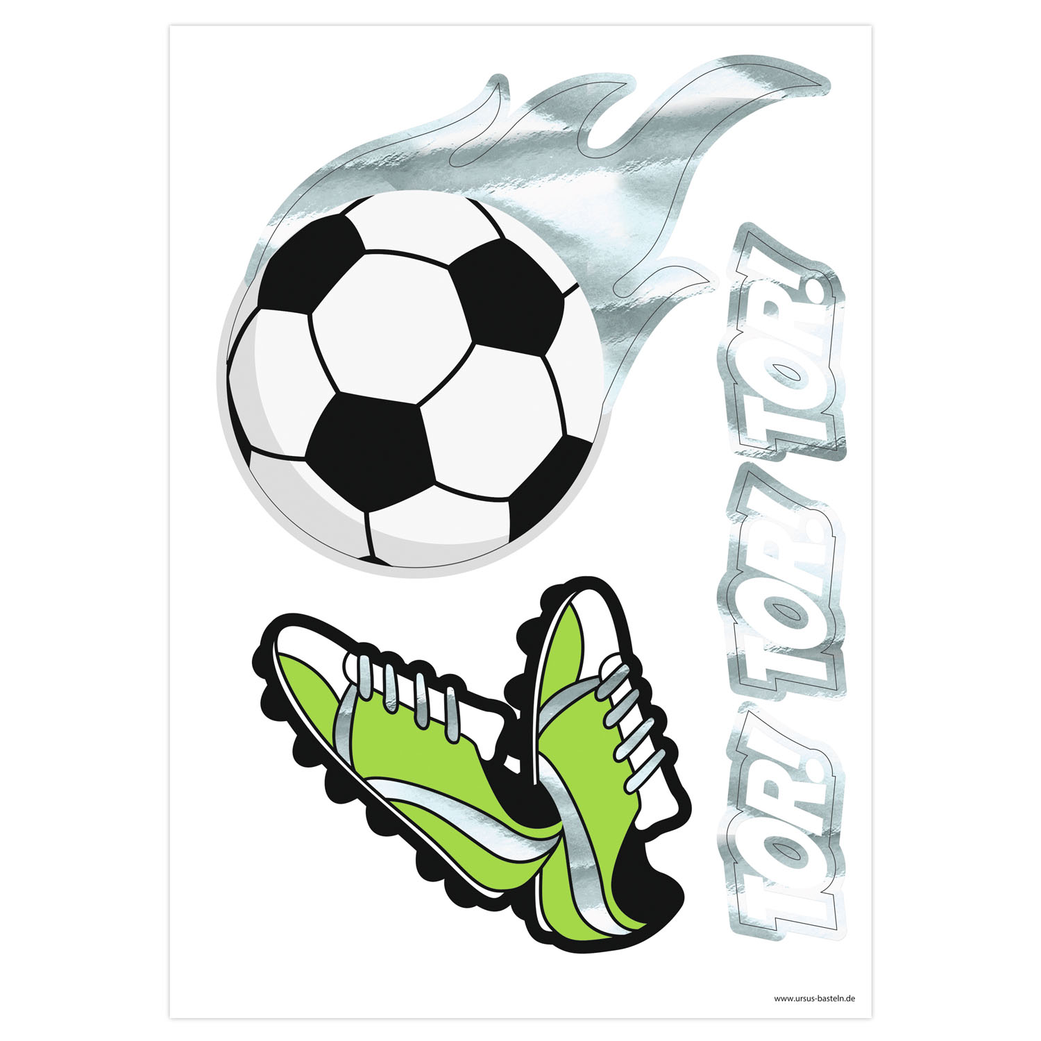 Ursus DEKO-SET f�r SCHULT�TE FUSSBALL