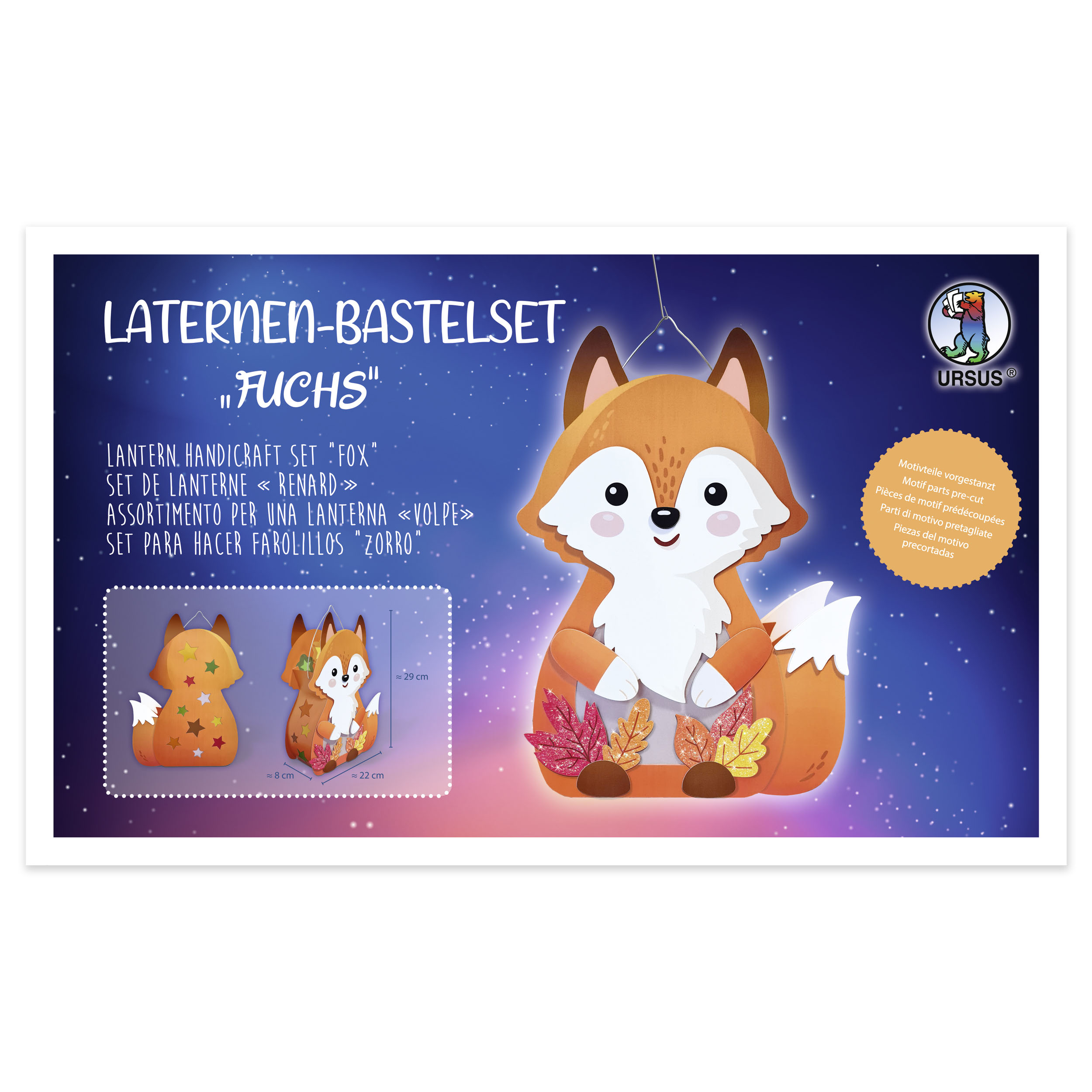 Ursus LATERNEN-BASTELSET "FUCHS"