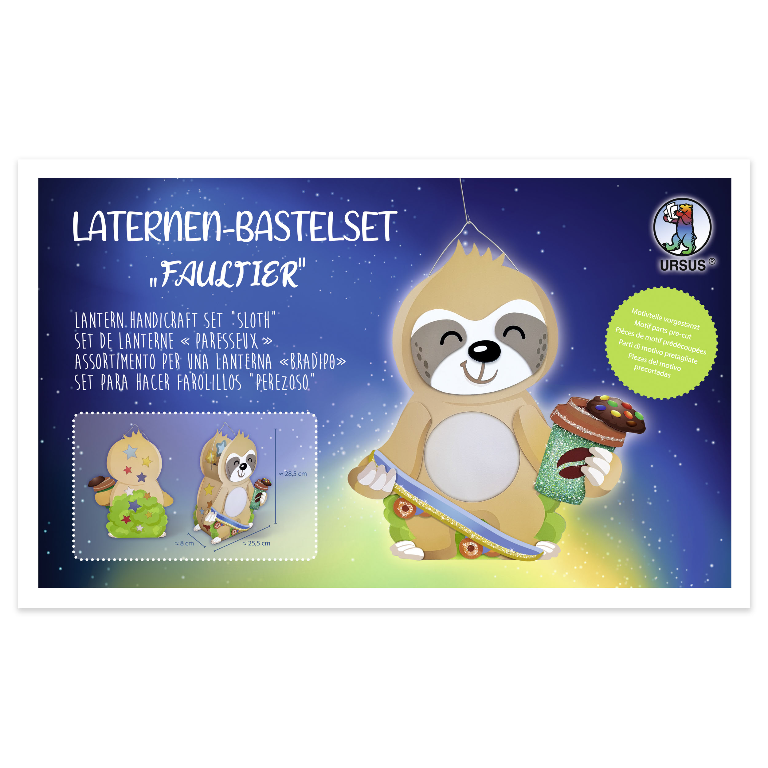 Ursus LATERNEN-BASTELSET "FAULTIER"