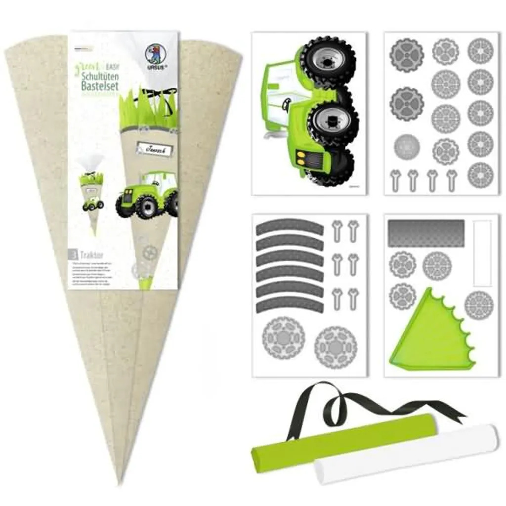 Ursus SCHULT�TEN-BASTELSET "GREEN&EASY" TRAKTOR - aus Gr...