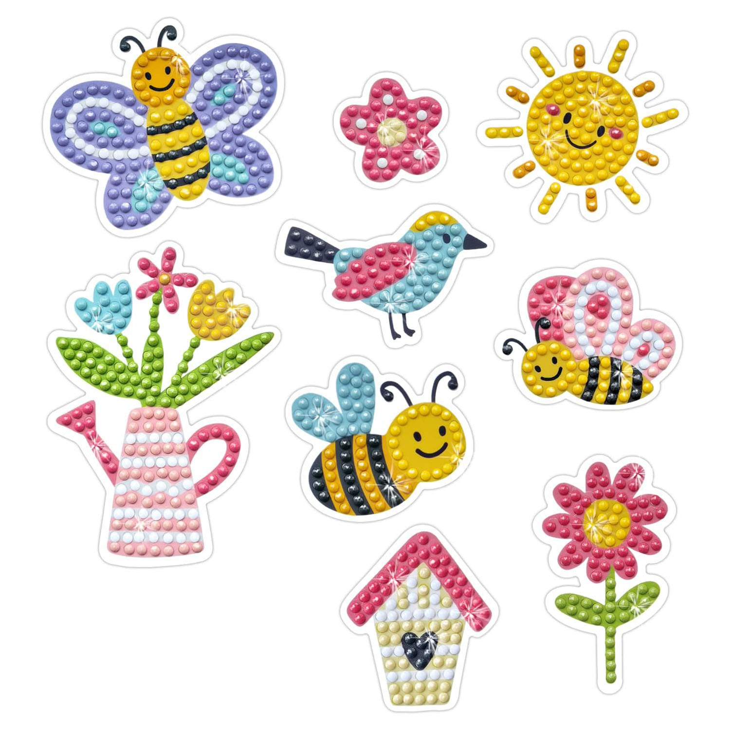 URSUS Diamond Painting STICKER GARDEN MOT.10