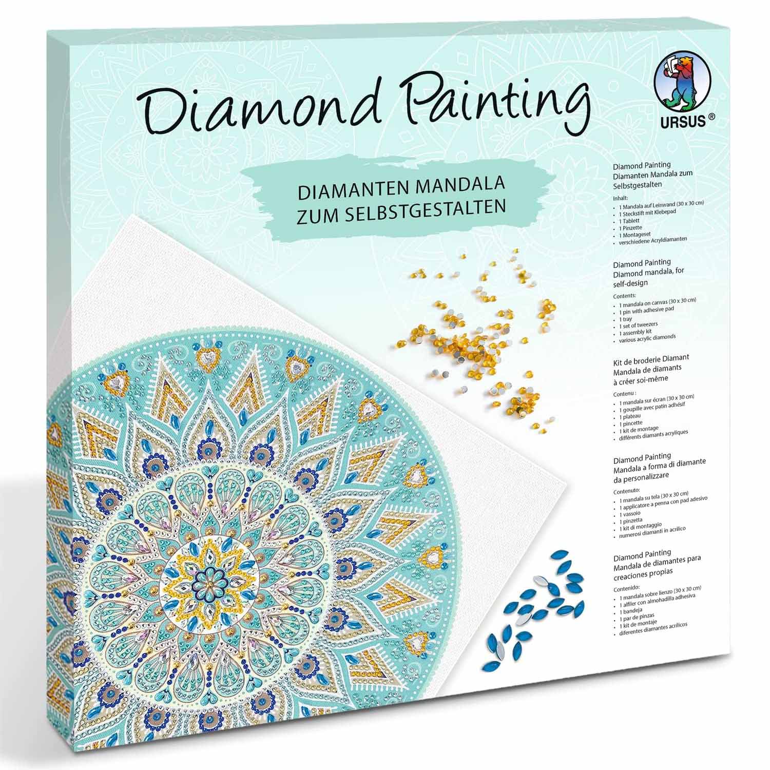 URSUS Diamond Painting MANDALA Set 5