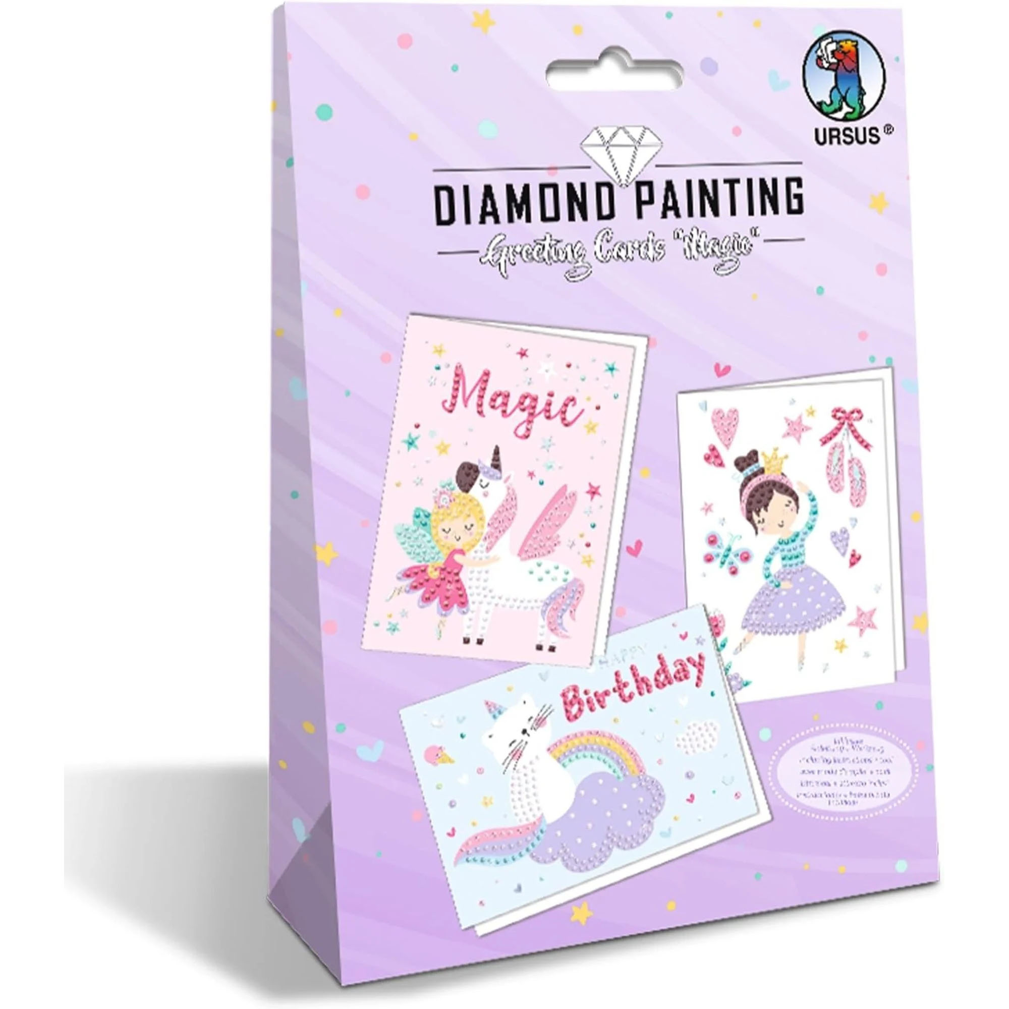 URSUS Diamond Painting GREETING CARDS MAGIC