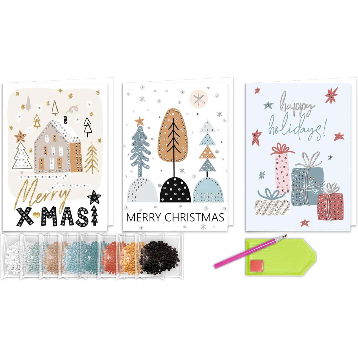 URSUS Diamond Painting GREETING CARDS COSY X-MAS