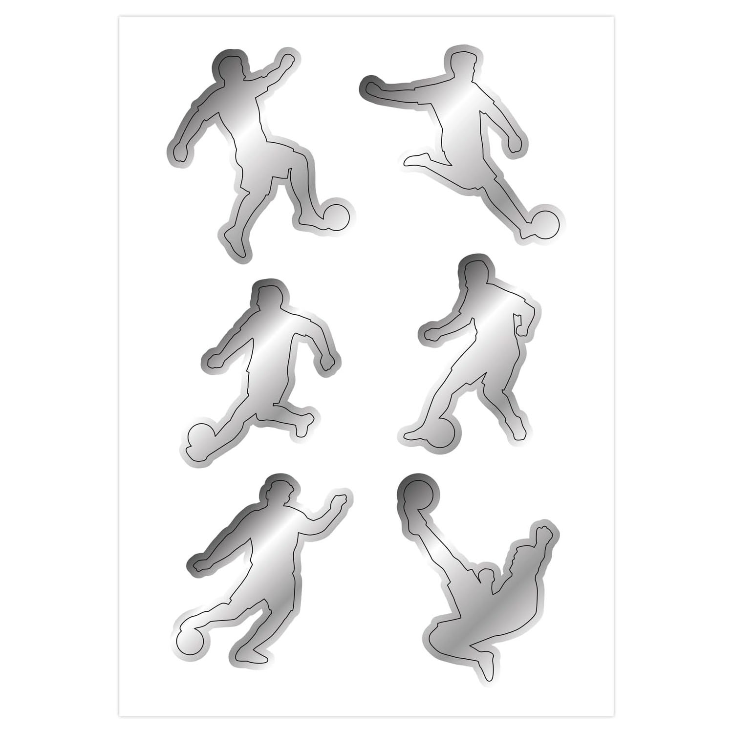Ursus DEKO-SET EASY LINE MINI "FU�BALLSPIEL" f�r Schult�te