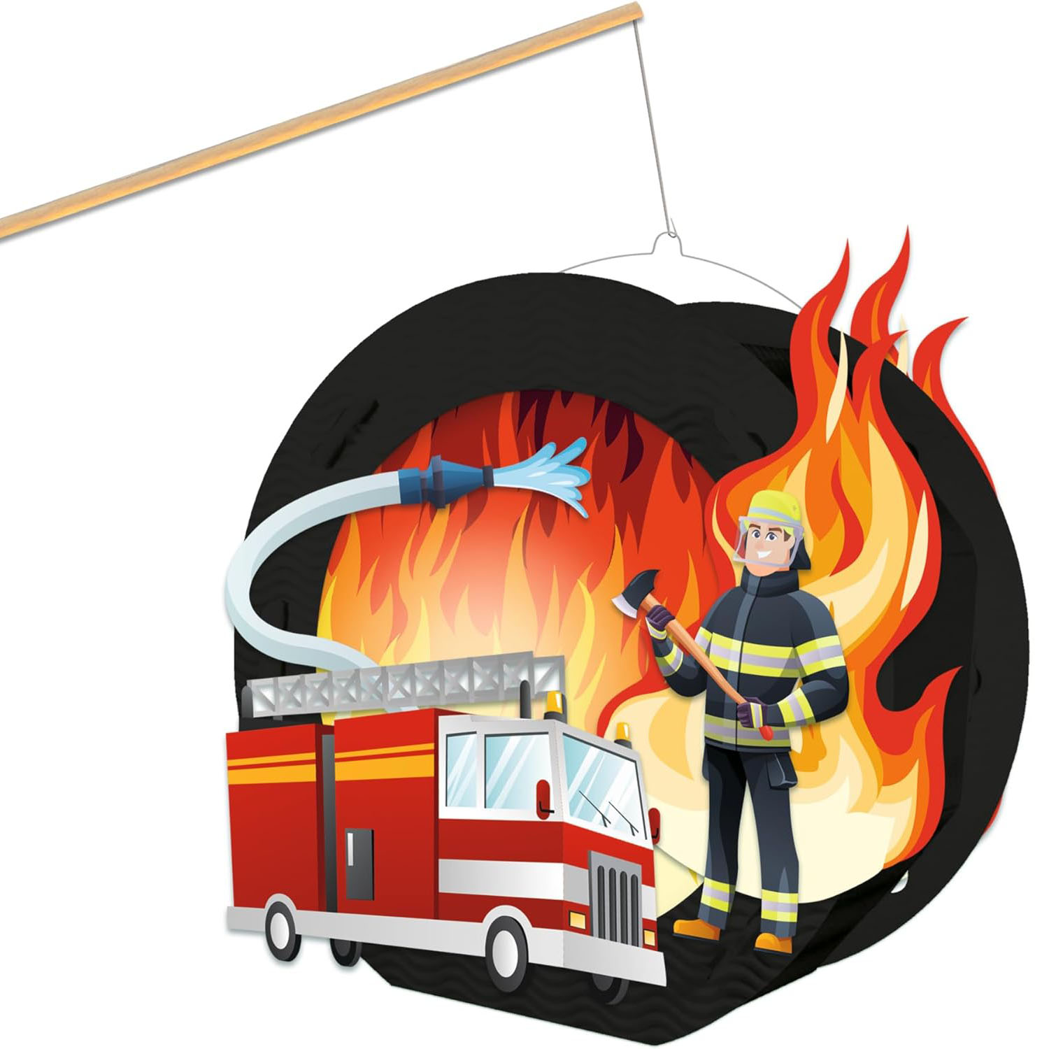 URSUS Laternen Bastelset EASY LINE 16 FEUERWEHR