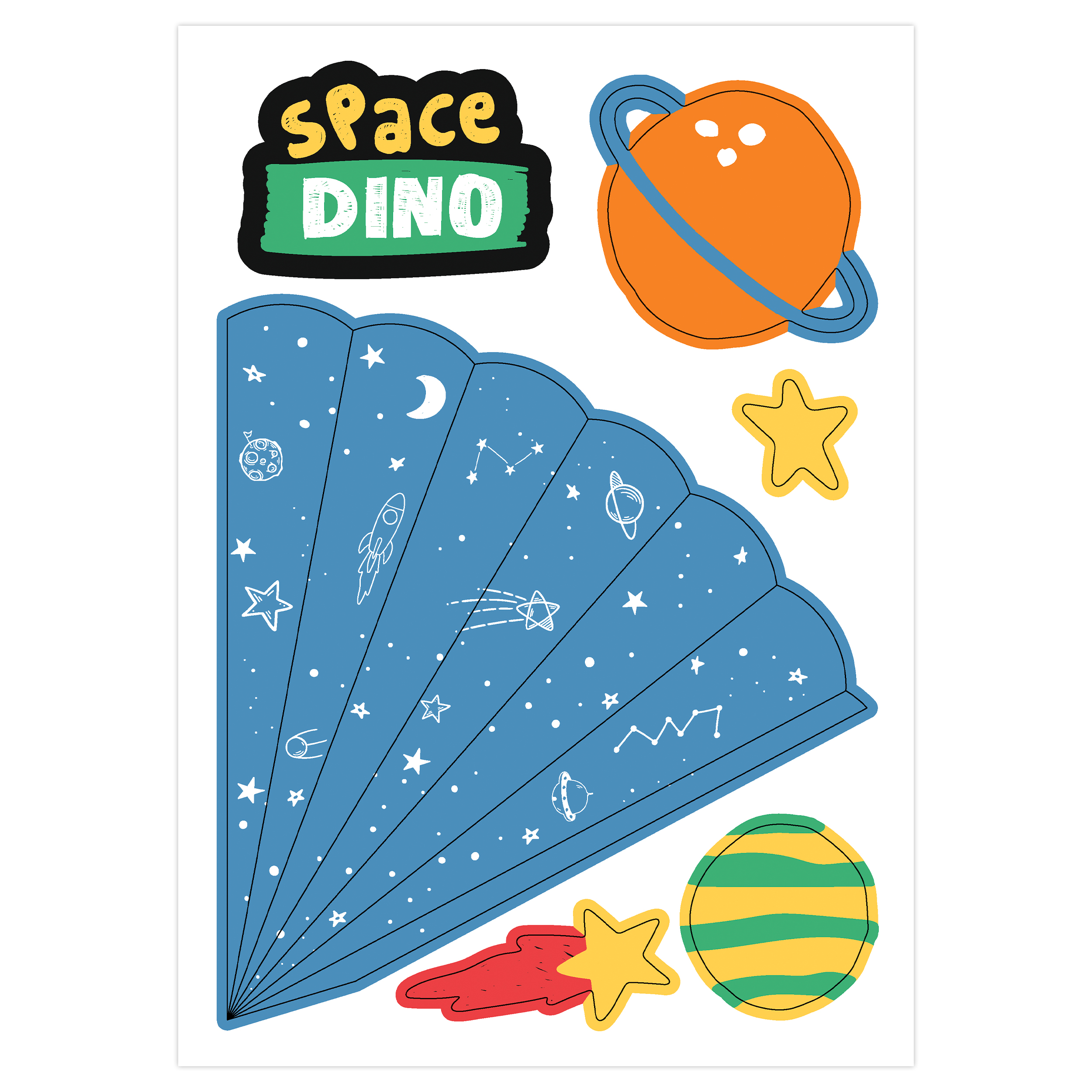 Ursus DEKO-SET f�r SCHULT�TE Space Dino