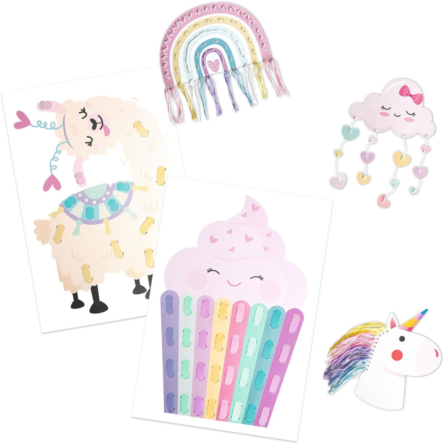 Ursus PAPIER-BASTELSET "CUTE RAINBOW"