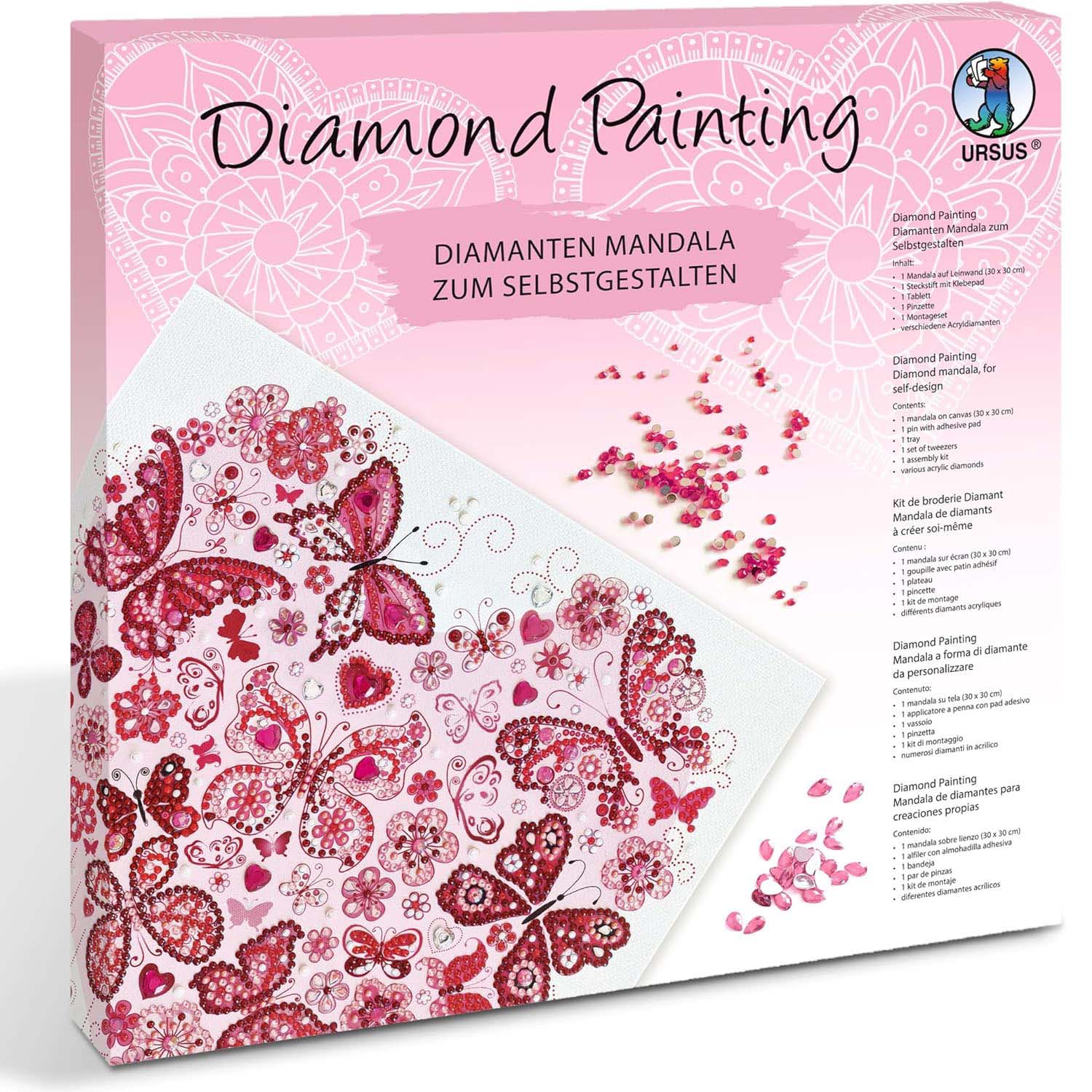 URSUS Diamond Painting MANDALA Set 10