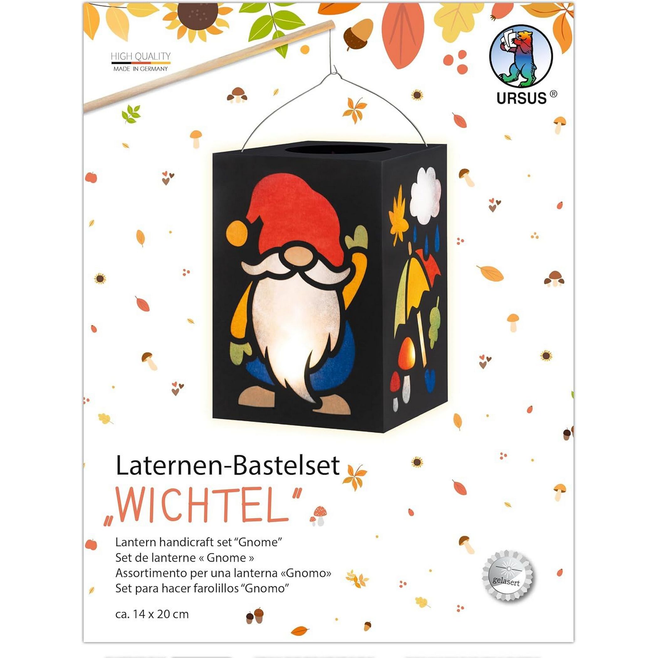 URSUS Laternen Bastelset WICHTEL