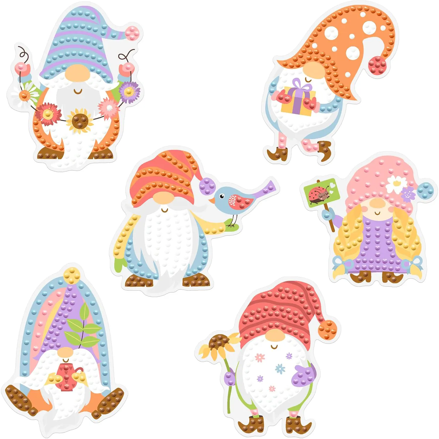URSUS Diamond Painting STICKER WICHTEL MOT.04