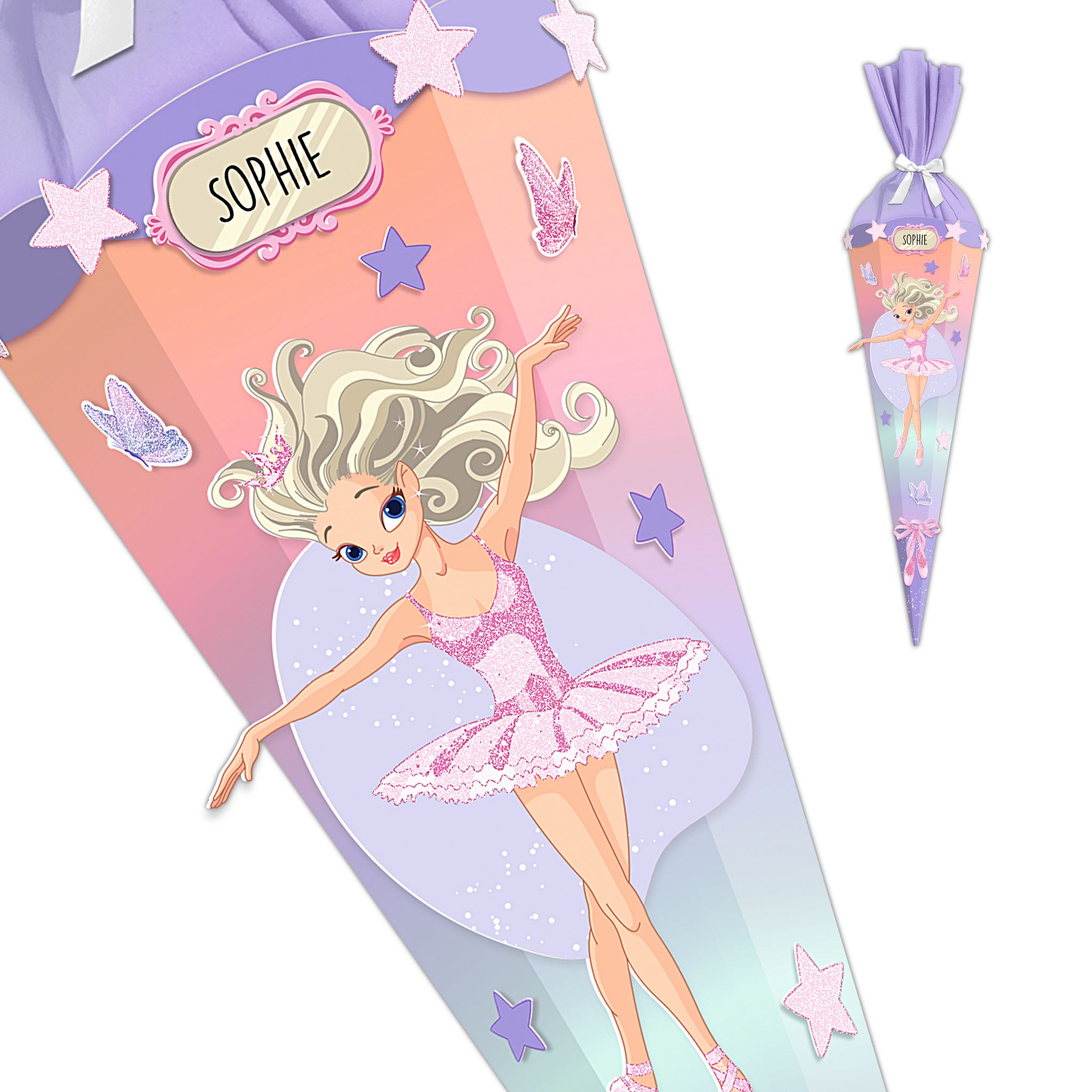 URSUS Schult�ten Bastelset Easy Line Rainbow Ballerina
