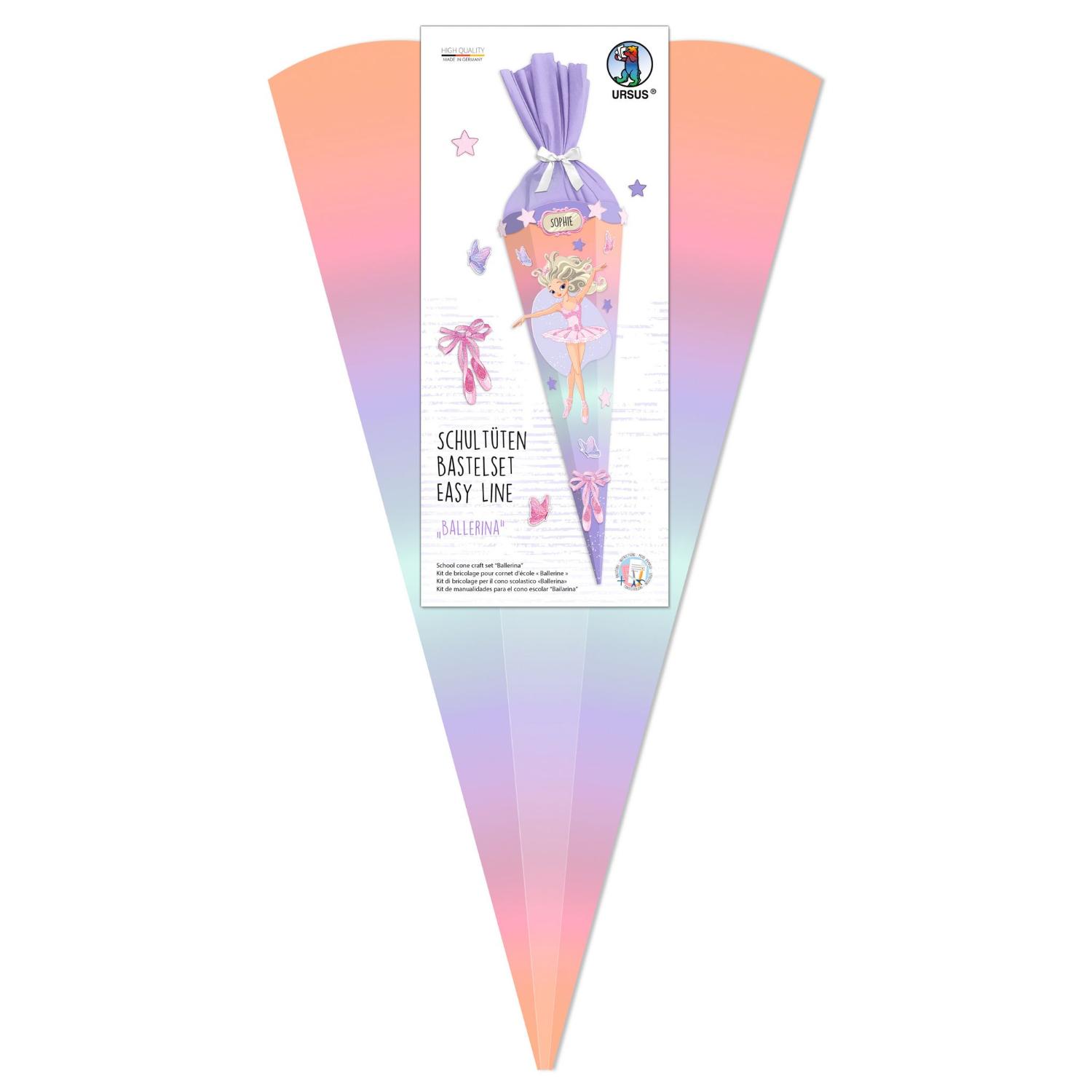 URSUS Schult�ten Bastelset Easy Line Rainbow Ballerina