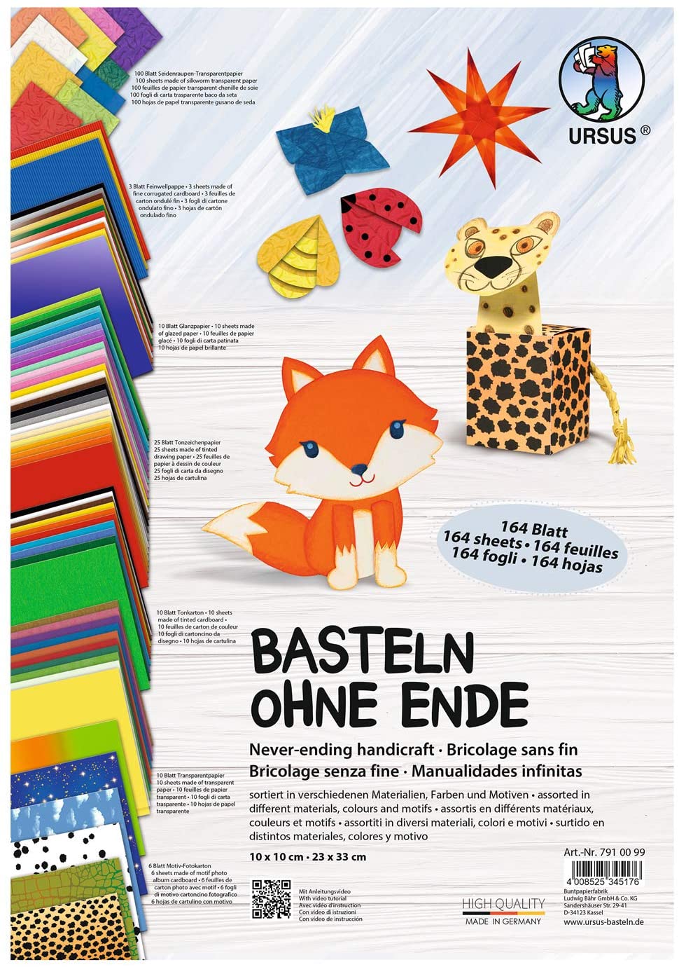 Ursus BASTELN OHNE ENDE - 164 TEILE