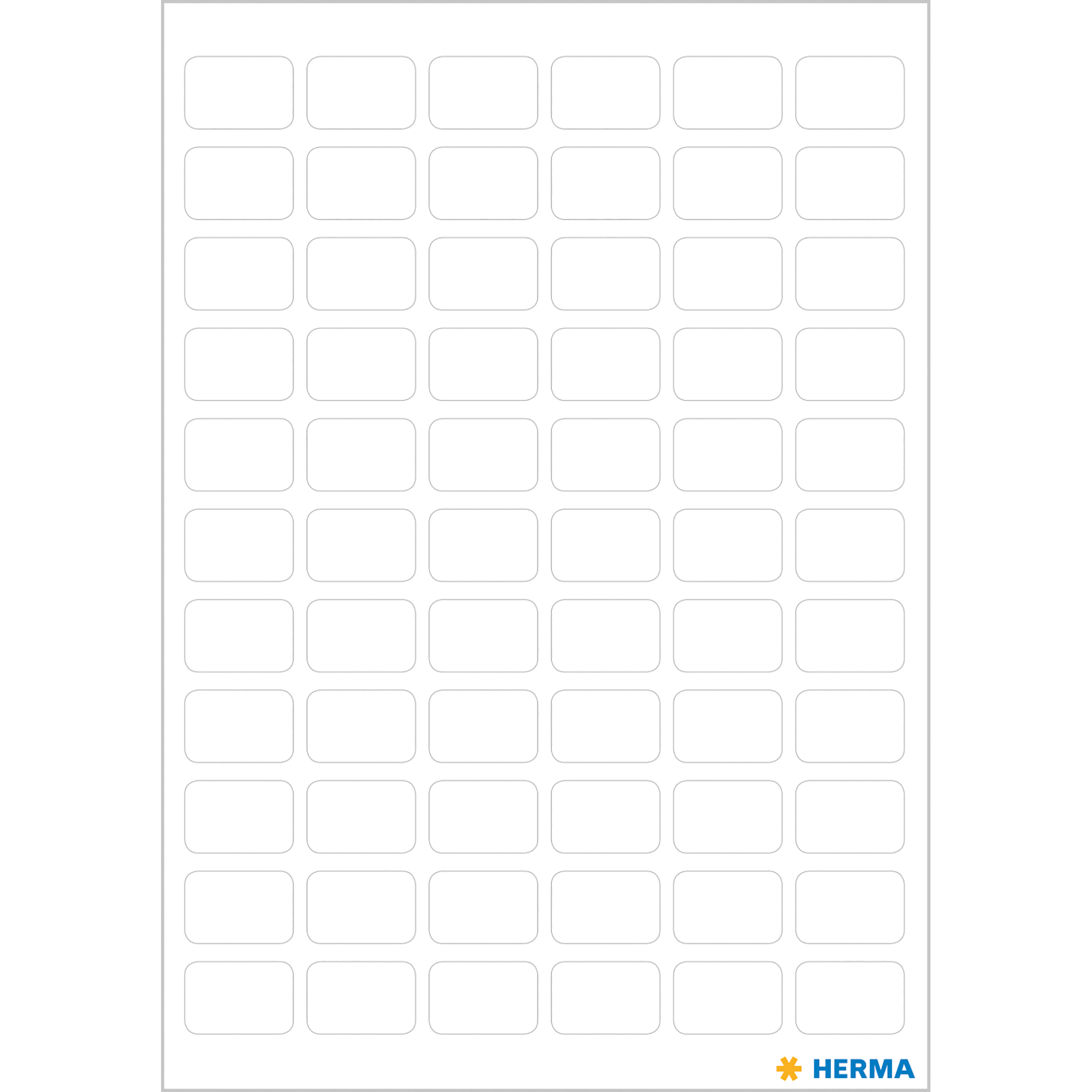 HERMA 3610 Vielzweck-Etiketten, 8 x 12 mm, wei� (462 Eti...