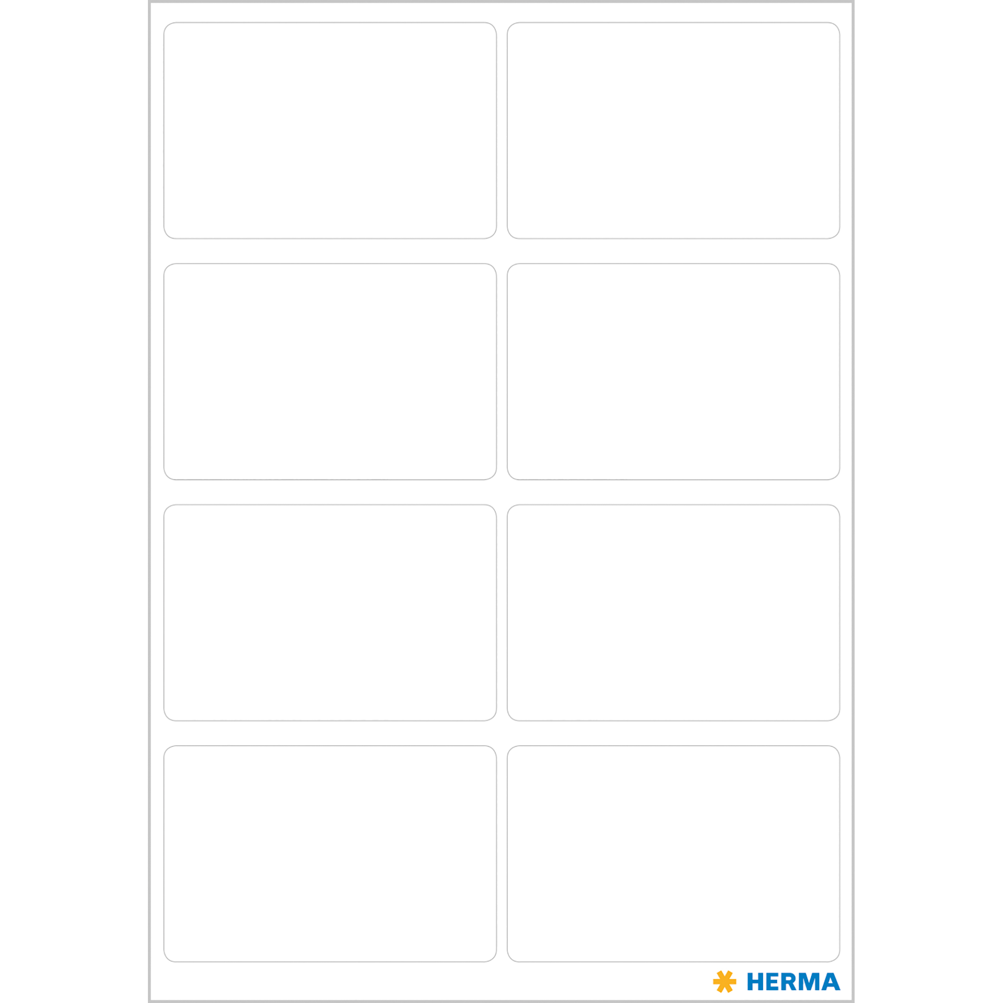 HERMA 3690 Vielzweck-Etiketten, 26 x 40 mm, wei� (56 Eti...