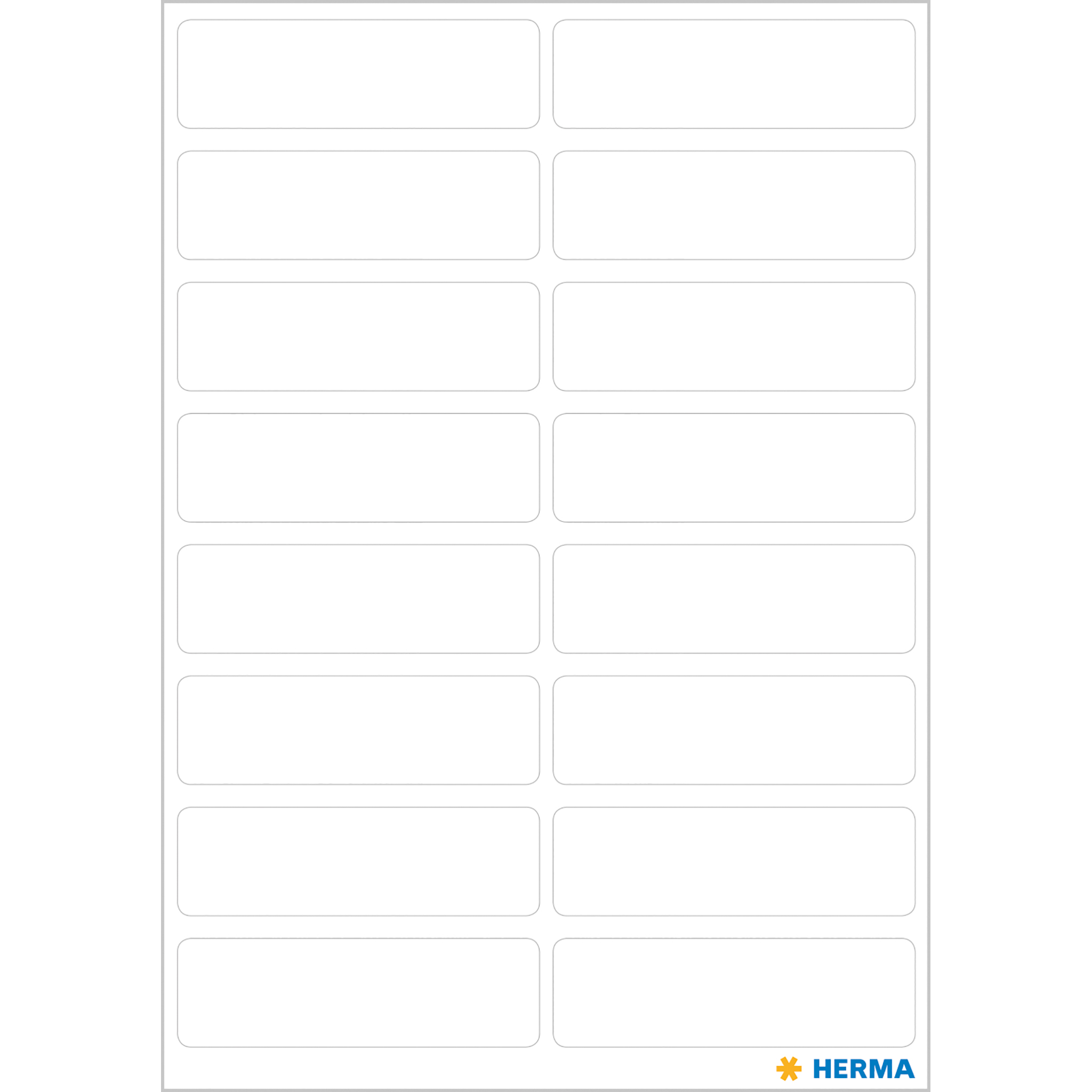 HERMA 3739 Vielzweck-Etiketten, 13 x 40 mm, wei� (112 Et...