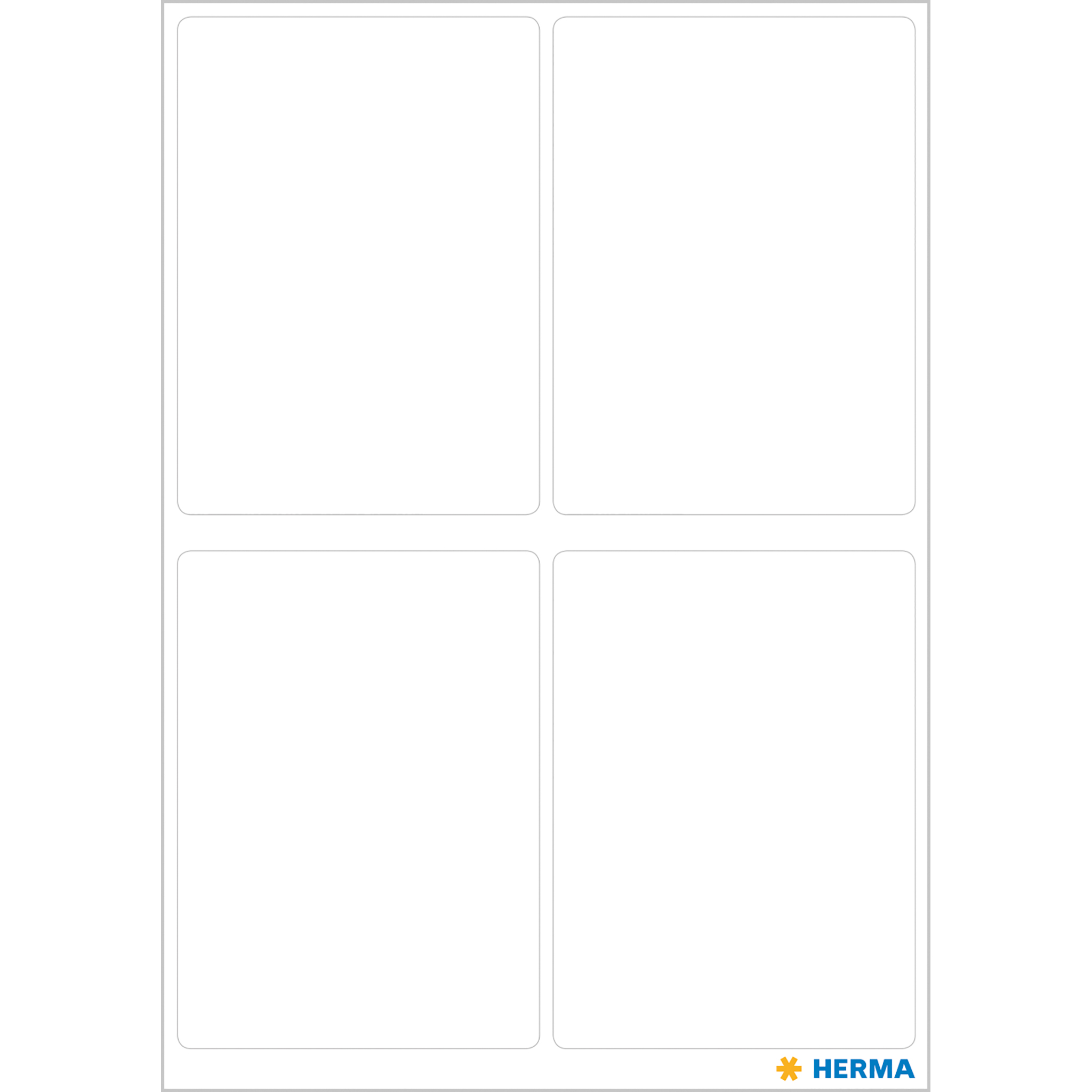 HERMA 3755 Vielzweck-Etiketten, 40 x 55 mm, wei� (28 Eti...