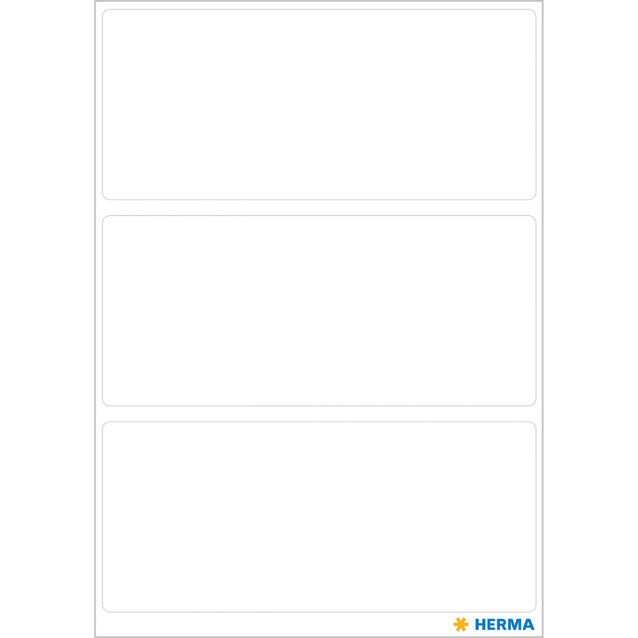 HERMA 3756 Vielzweck-Etiketten, 36 x 82 mm, wei� (21 Eti...