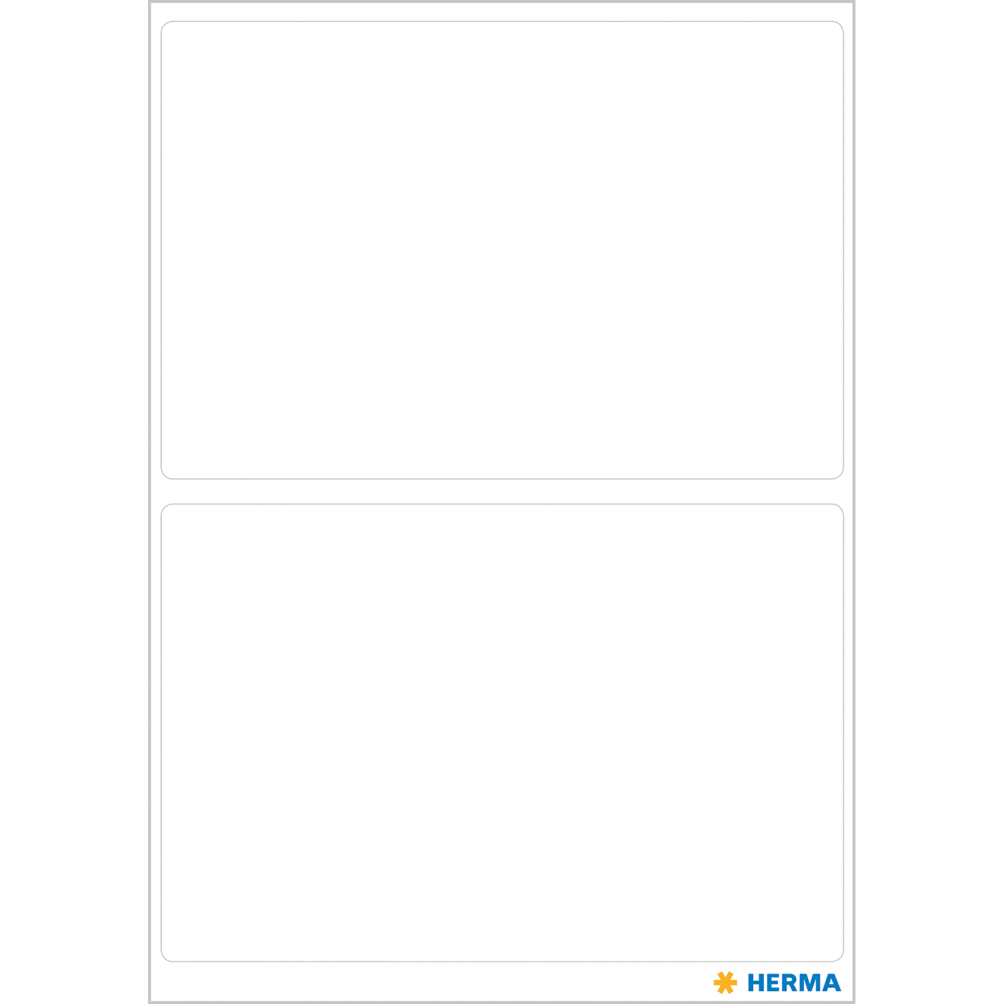 HERMA 3758 Vielzweck-Etiketten, 55 x 82 mm, wei� (14 Eti...