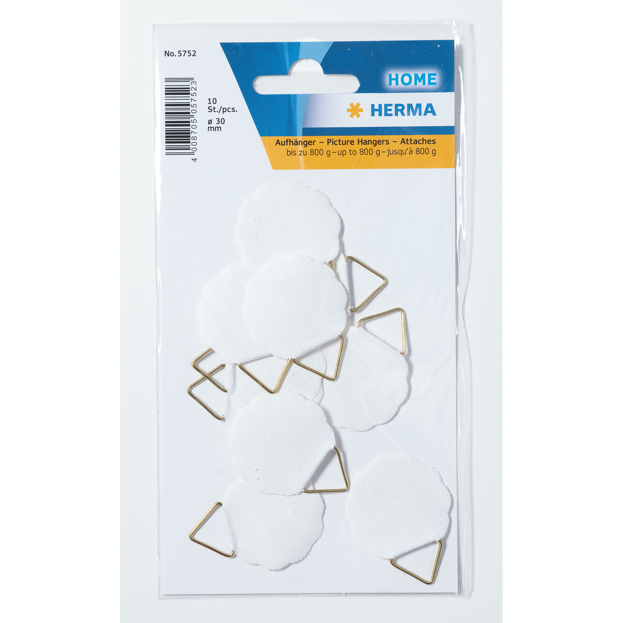 HERMA 5752 Bildaufh�nger Durchmesser 30 mm, Shirting, wei�
