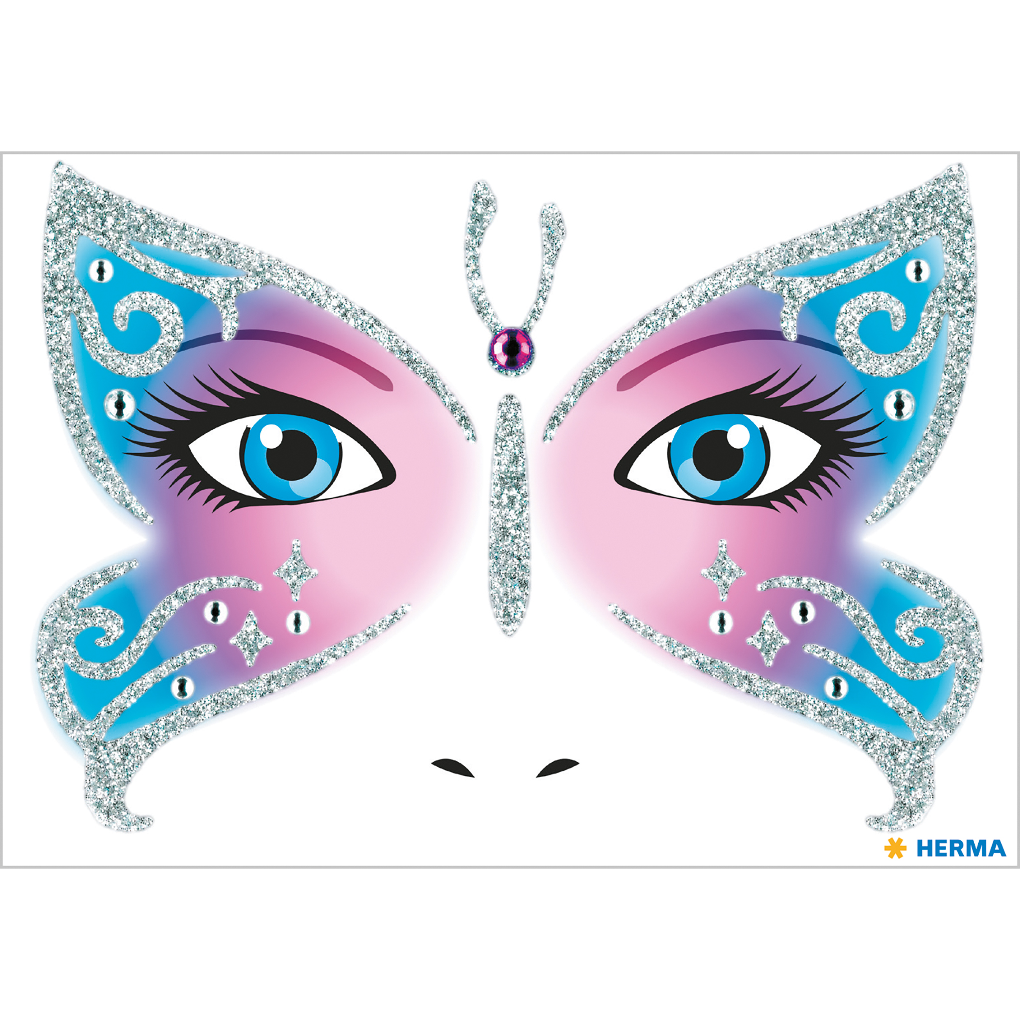 HERMA Face Art Sticker Gesichter "Butterfly"