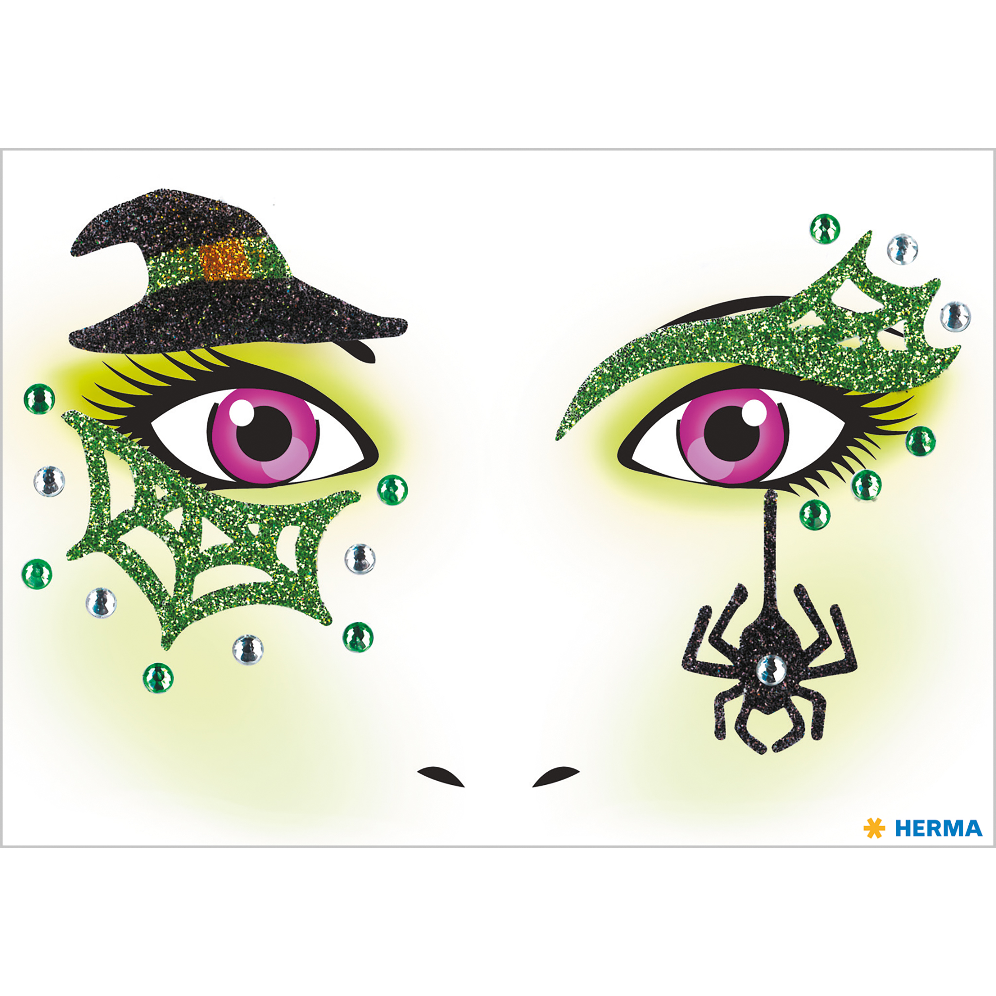 HERMA Face Art Sticker Gesichter "Hexe"