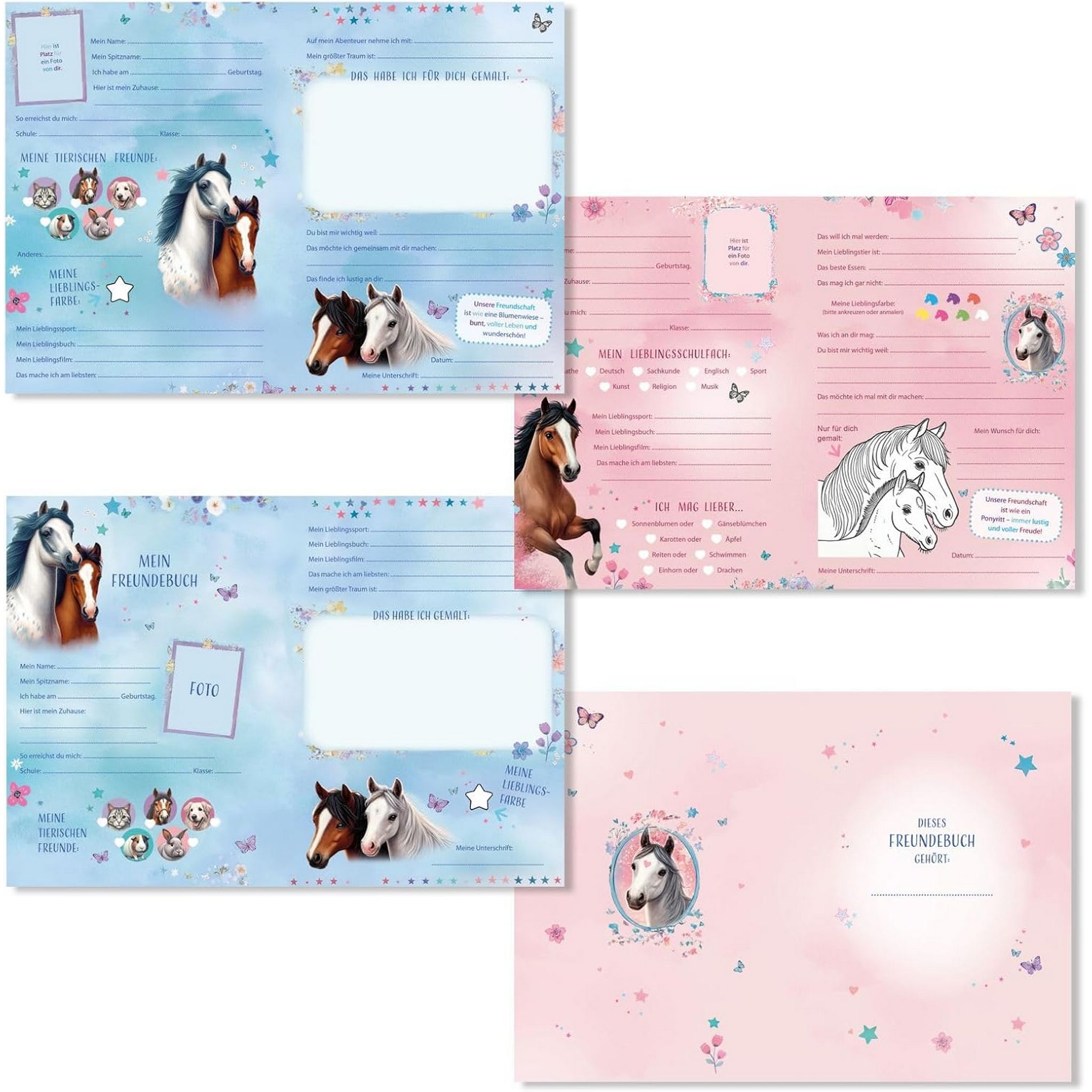 GOLDBUCH Freundebuch A5 Pferd LUNA