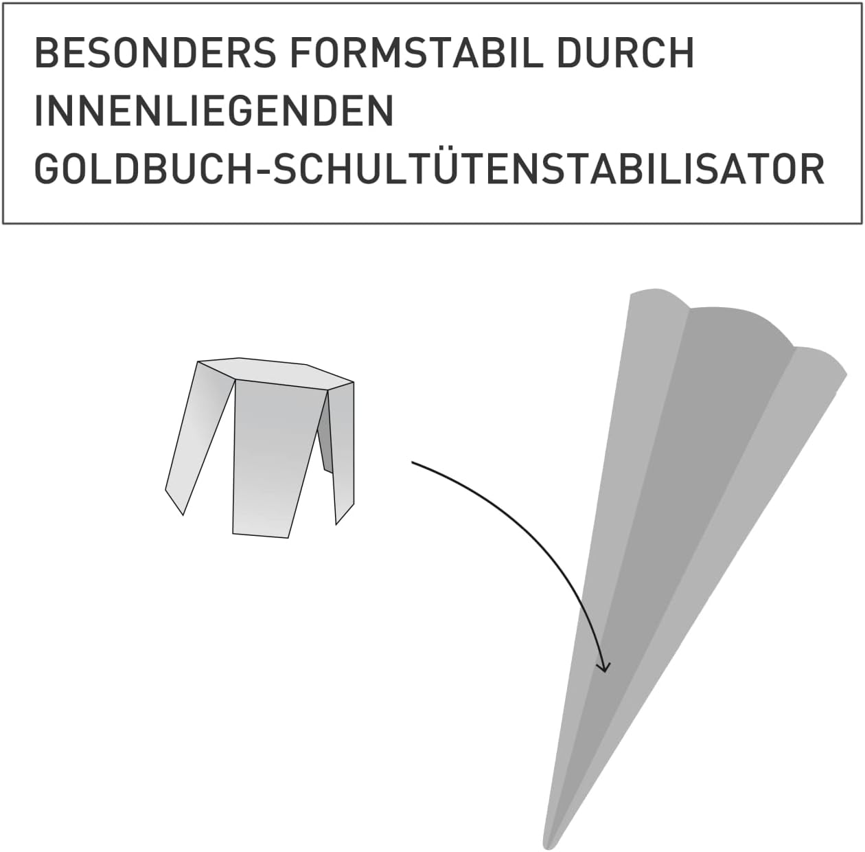 Goldbuch Schult�ten Bastelset Motiv Rakete 70cm