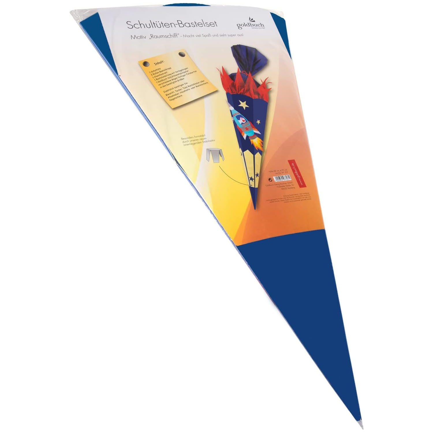 Goldbuch Schult�ten Bastelset Motiv Rakete 70cm